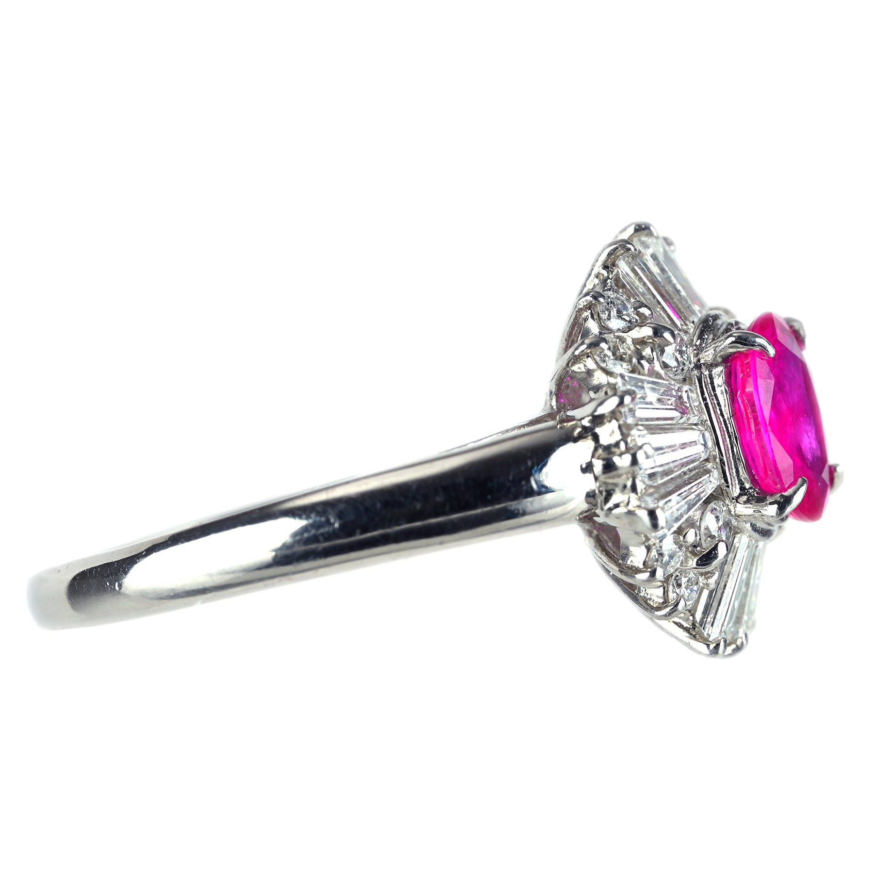 ルビーリング PT850 R0.90ct D0.84ct - 画像 (4)