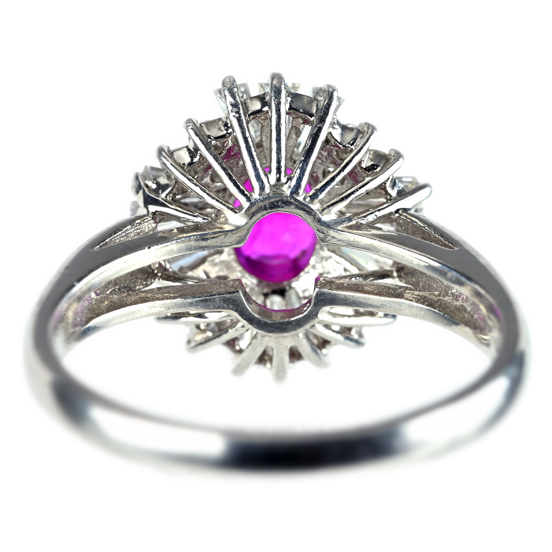 ルビーリング PT850 R0.90ct D0.84ct - 画像 (5)