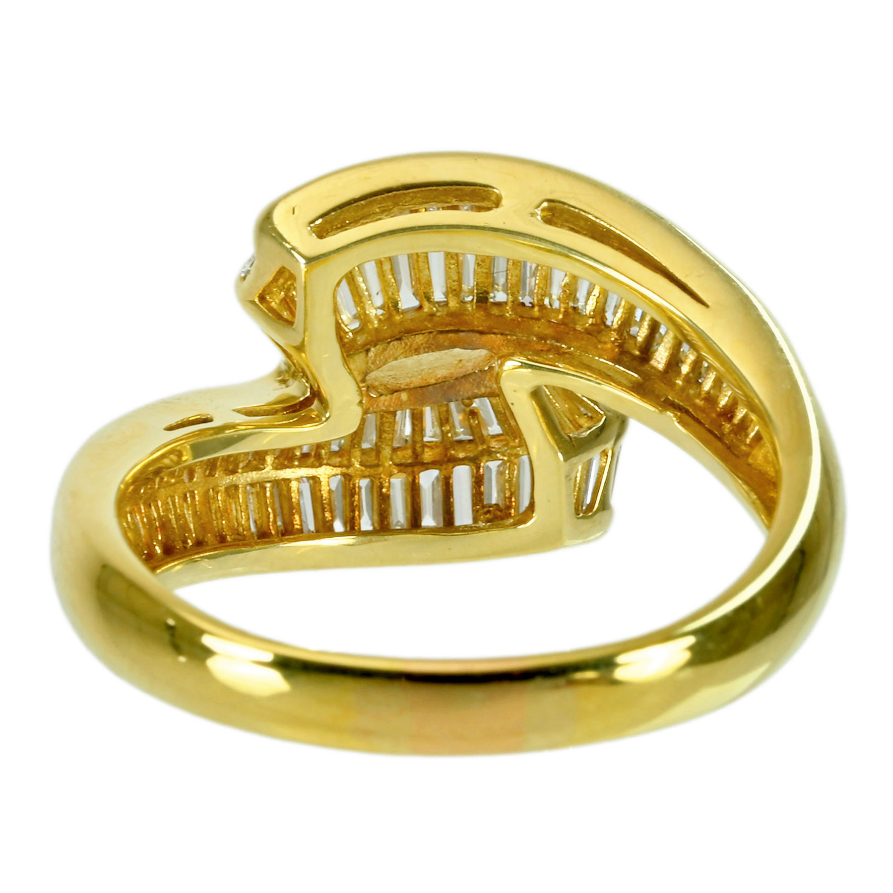 ダイヤモンドリング K18YG D1.02ct - 画像 (5)