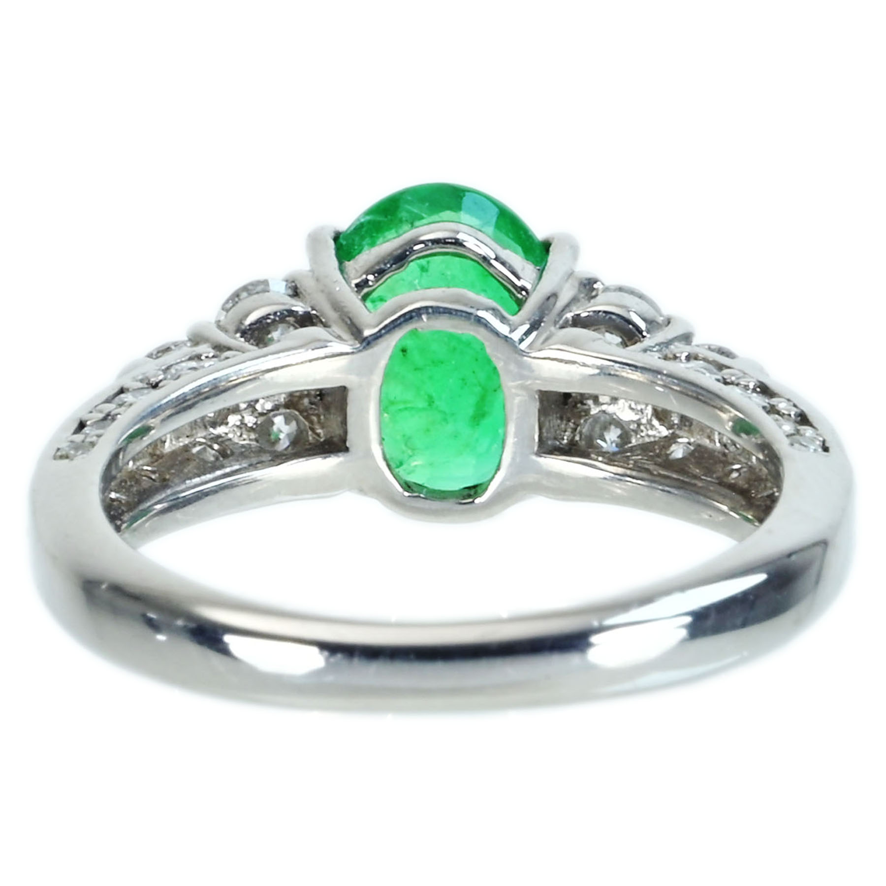 エメラルドリング PT900 E1.293ct D0.71ct - 画像 (5)