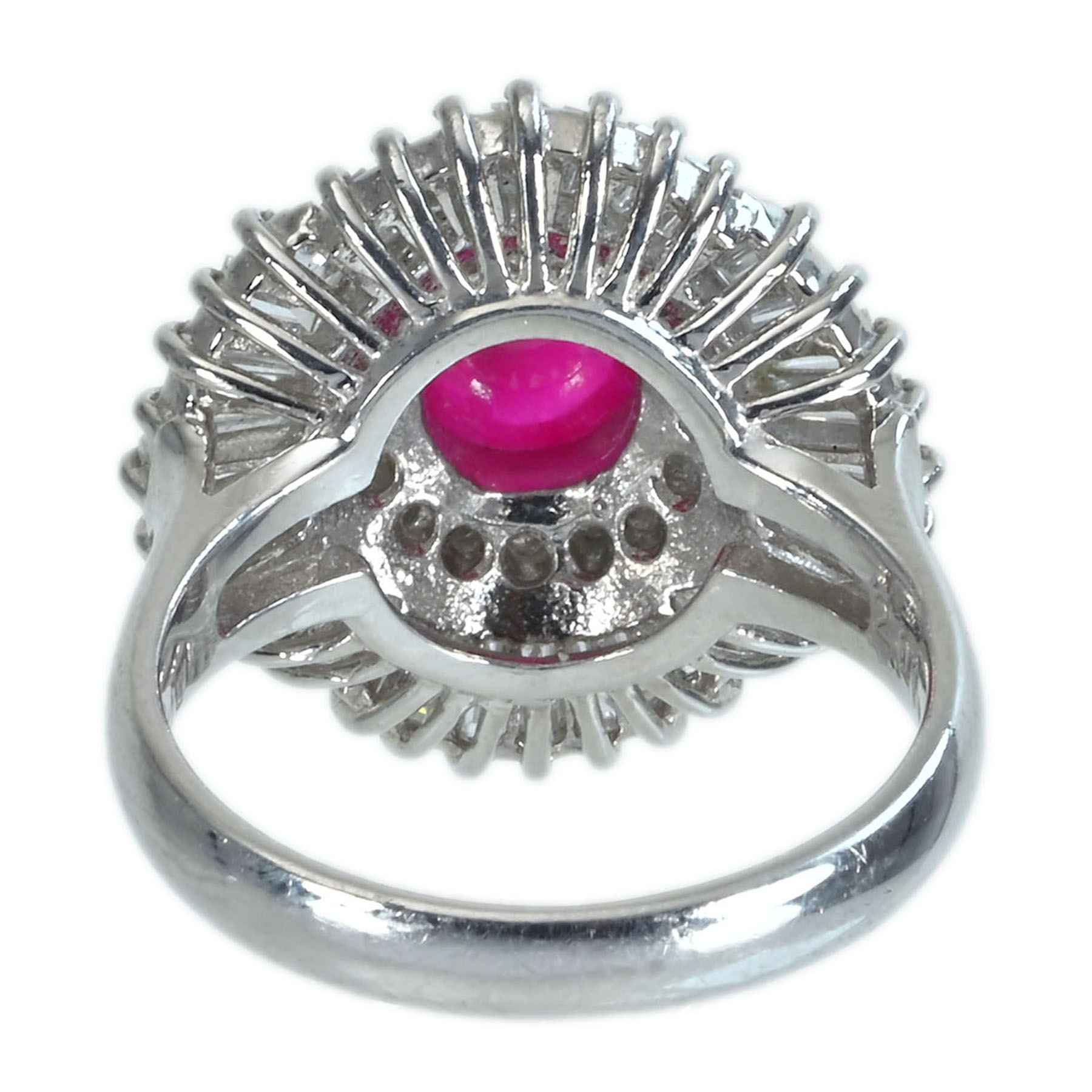 ルビーリング PT900 R2.01ct D1.35ct - 画像 (5)