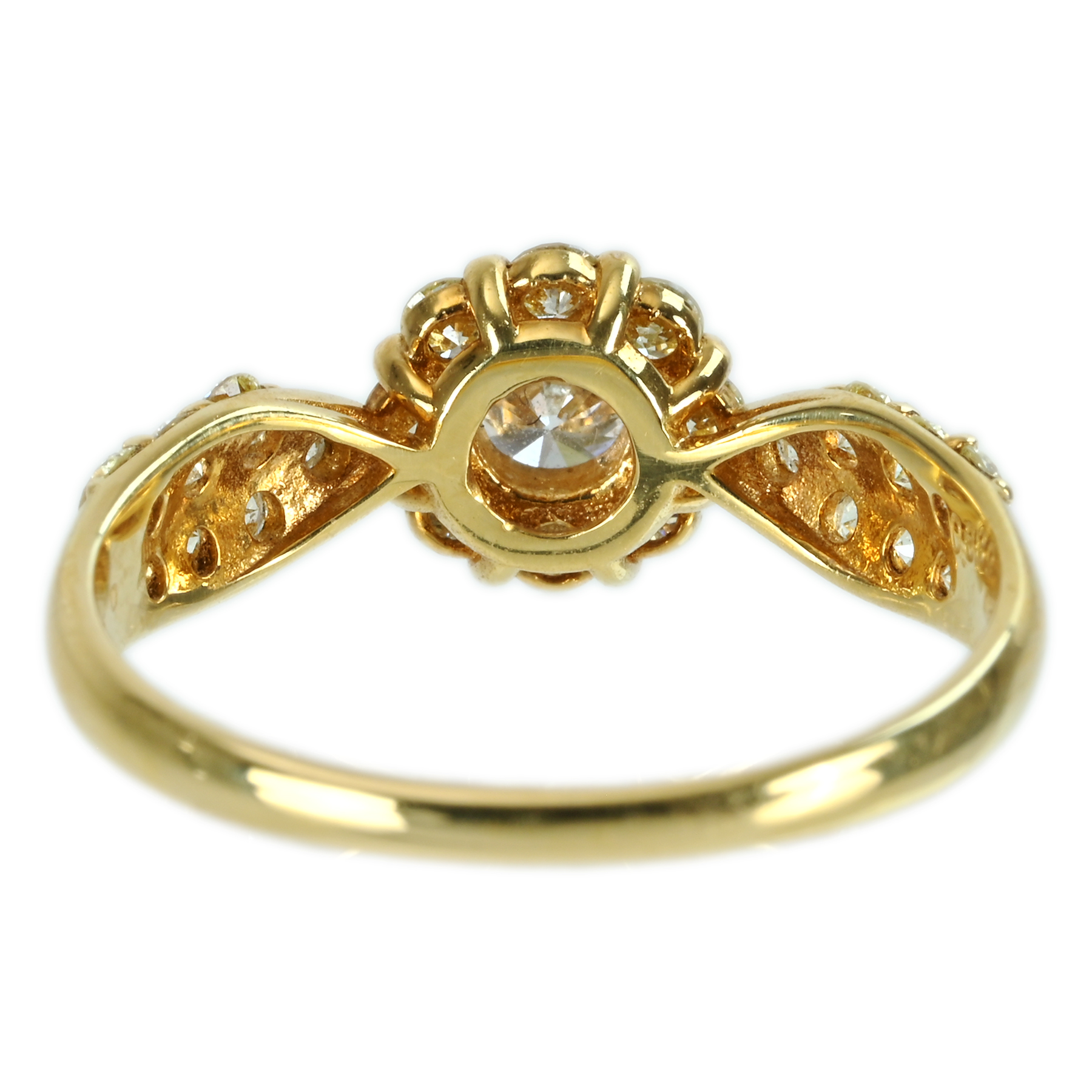 ダイヤモンドリング K18YG D0.339ct - 画像 (5)