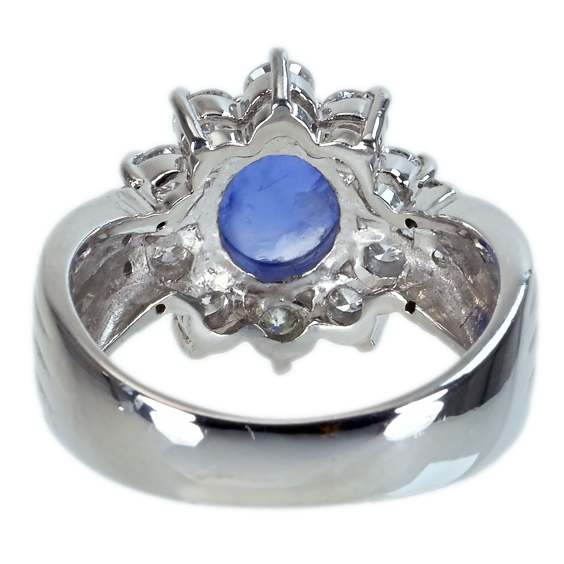 スターサファイアリング PT900 SS1.81ct D1.21ct - 画像 (5)