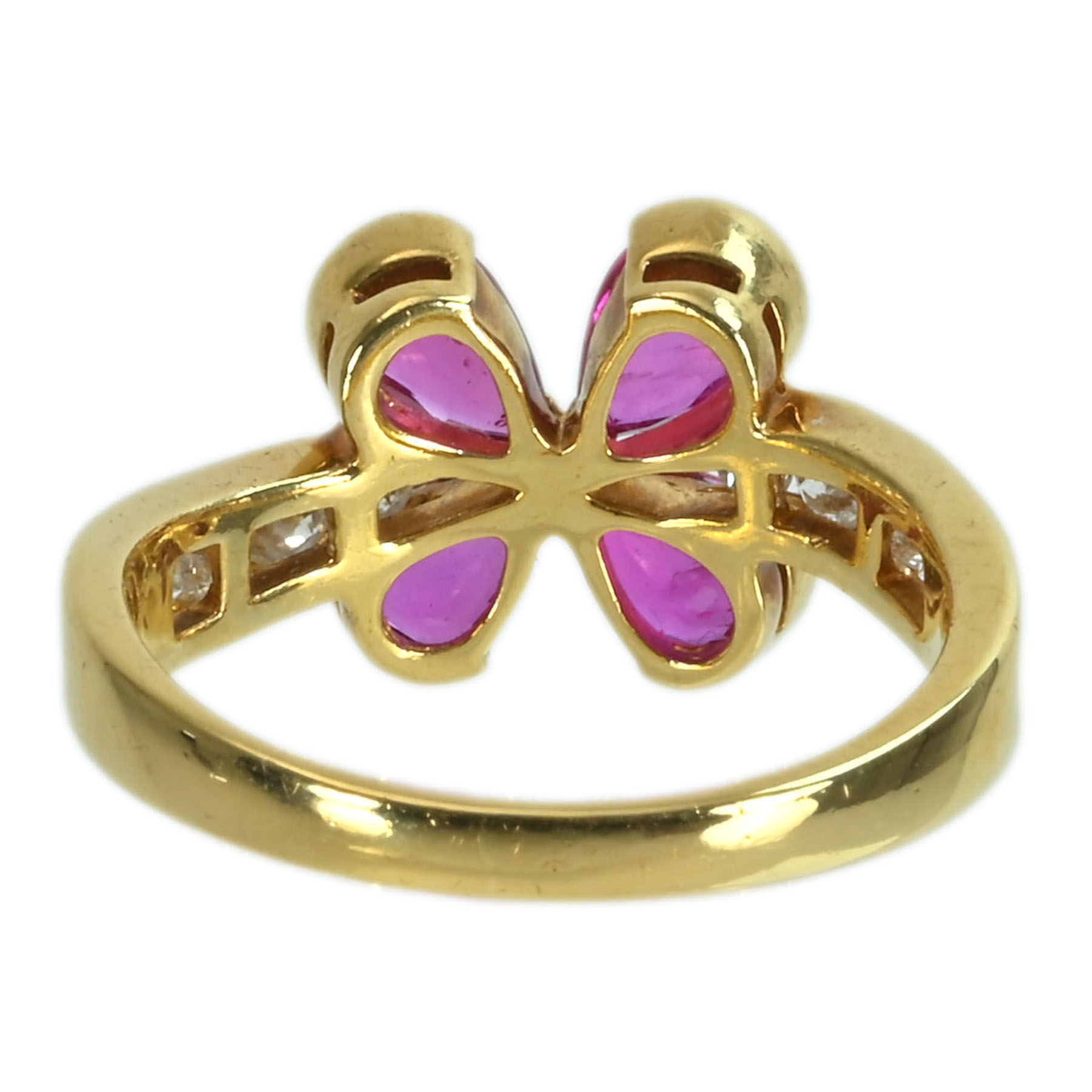 ルビーリング K18YG R1.79ct D0.48ct - 画像 (5)