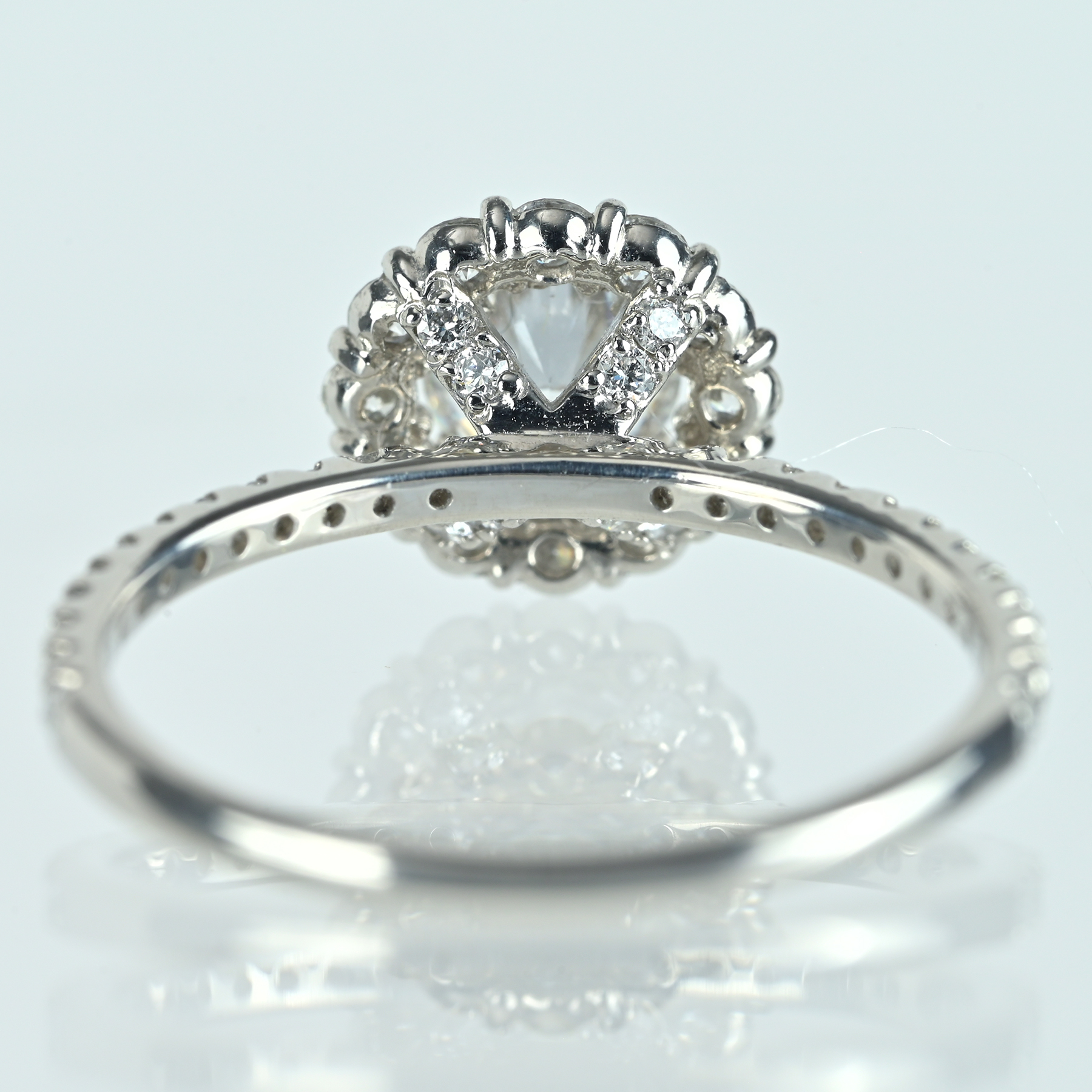 ダイヤモンドリング PT900 0.462ct D0.47ct - 画像 (5)