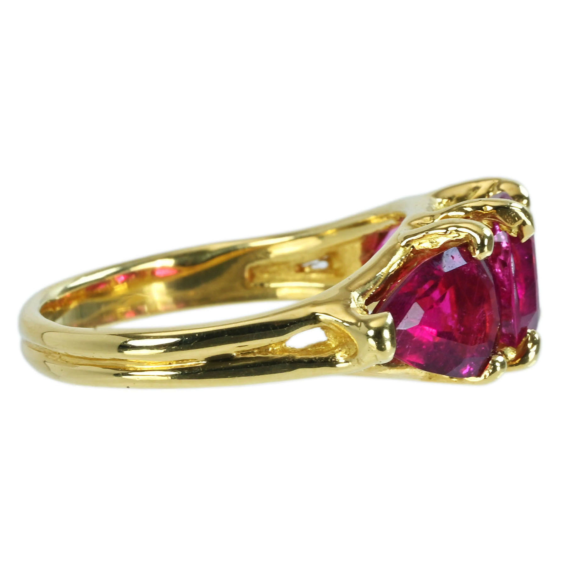 レッドトルマリンリング K18YG TR-RD - 画像 (4)