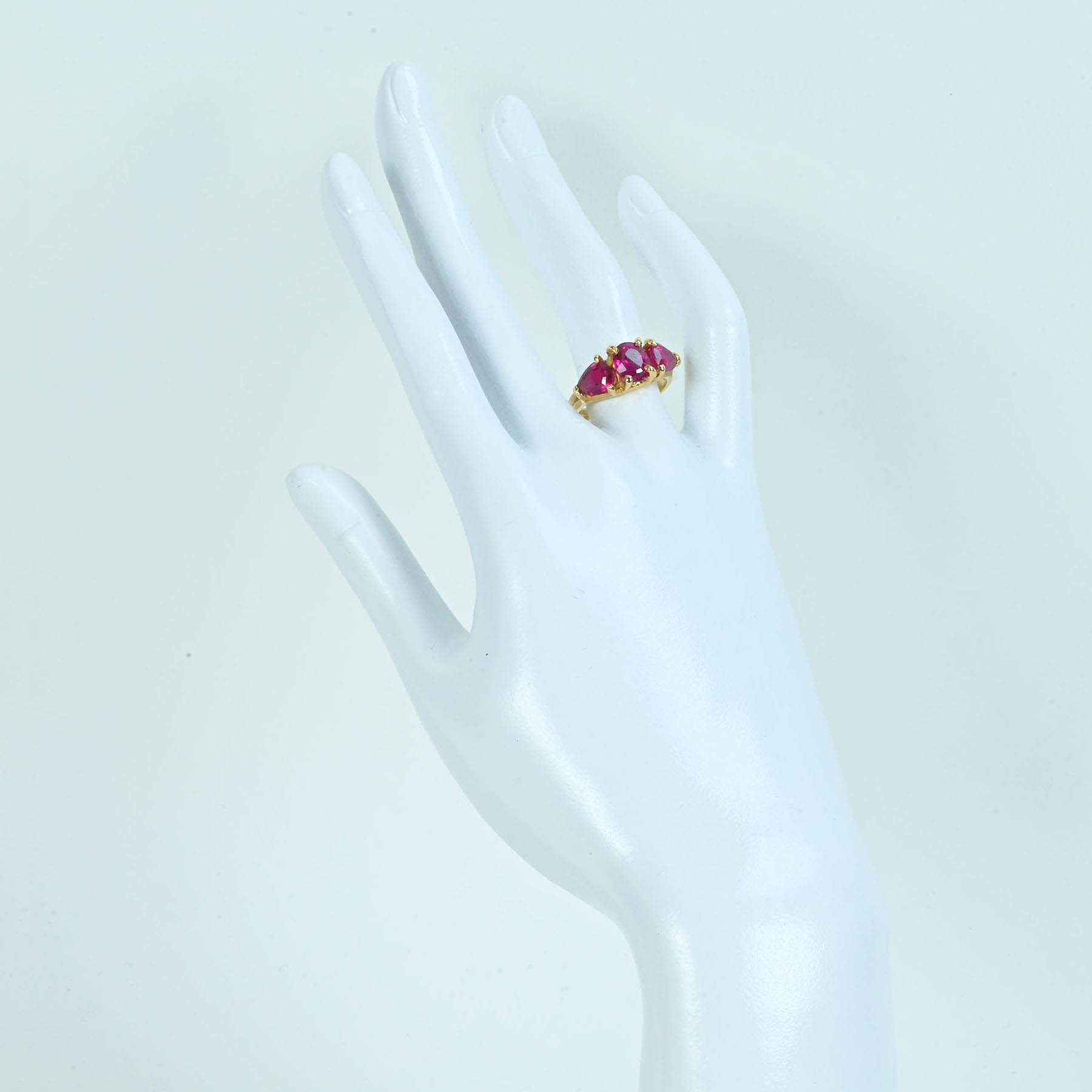 レッドトルマリンリング K18YG TR-RD - 画像 (6)