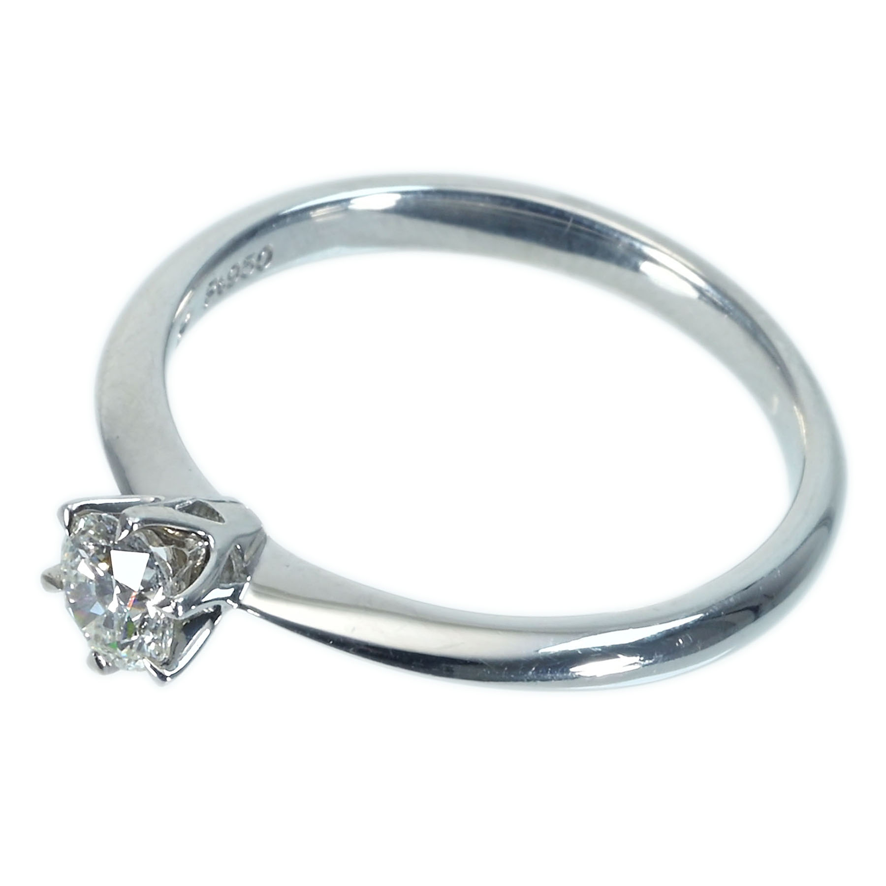 ダイヤモンドリング PT950 D0.264ct - 画像 (3)
