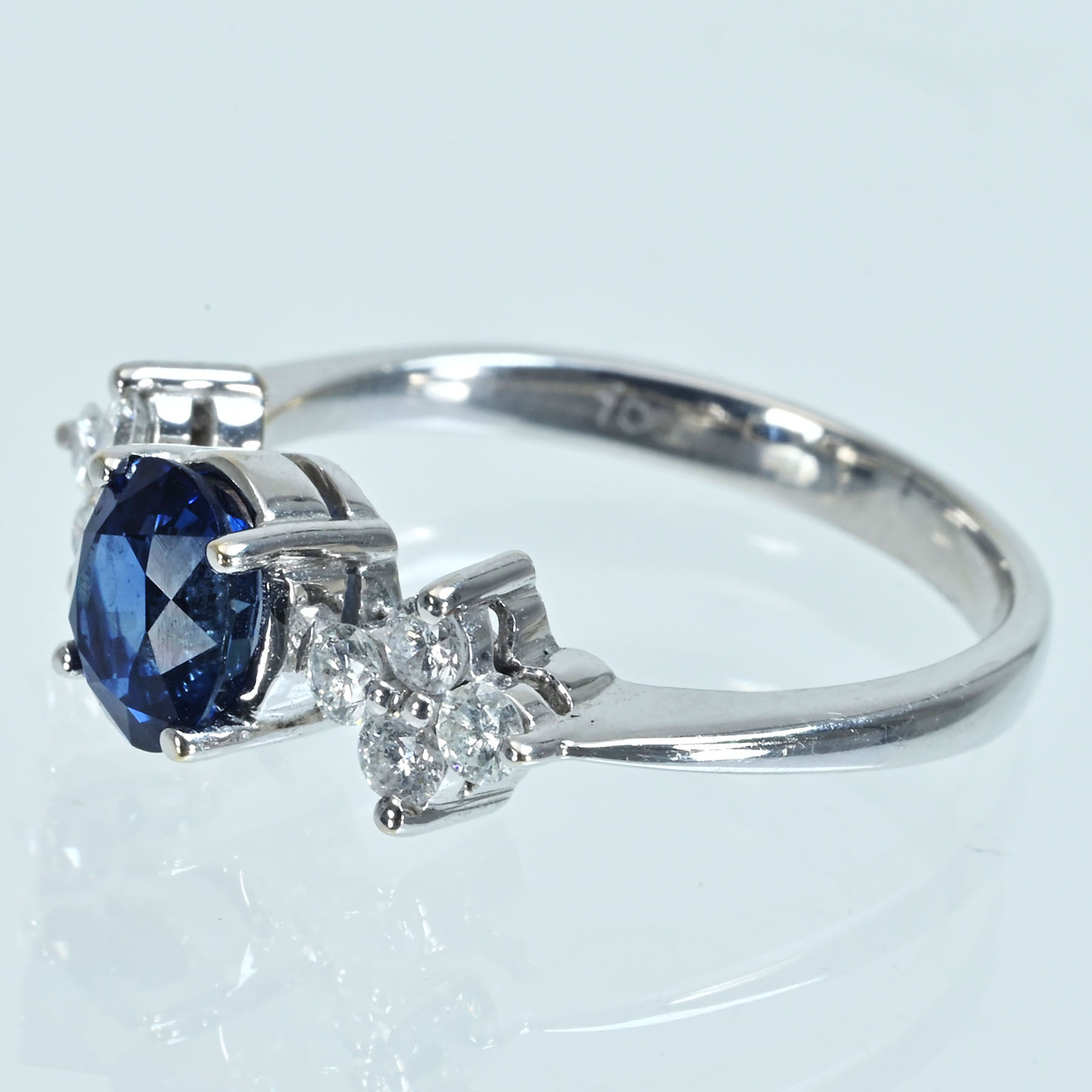 サファイアリング K18WG - 画像 (3)