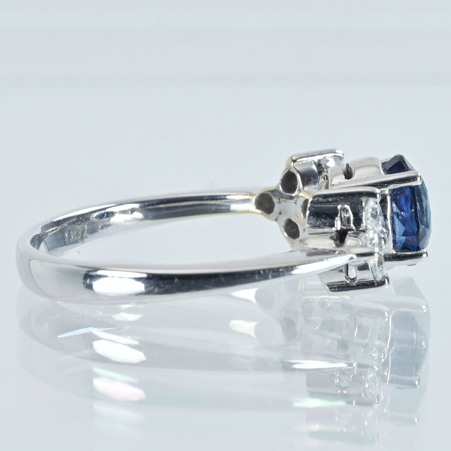 サファイアリング K18WG - 画像 (4)