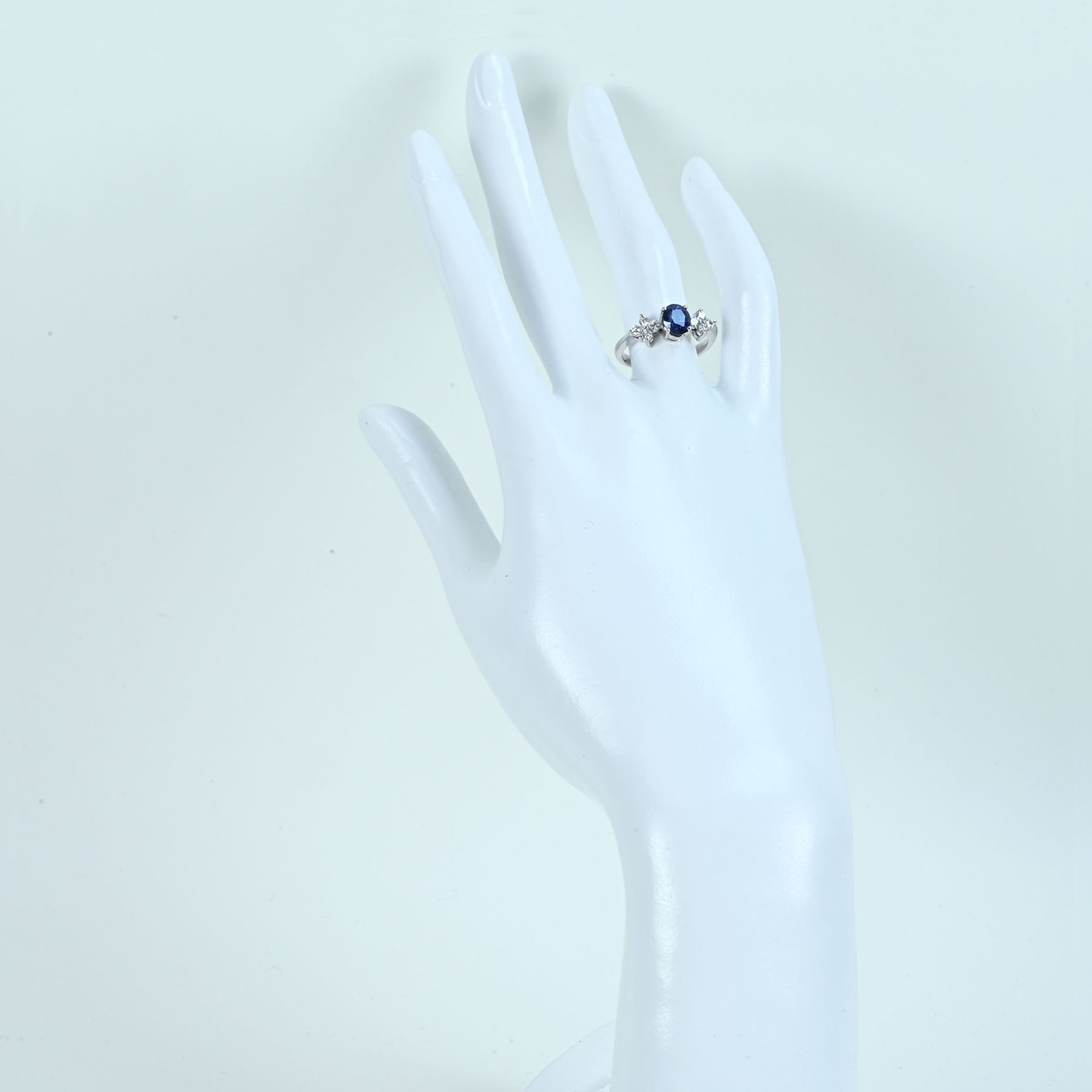 サファイアリング K18WG - 画像 (6)