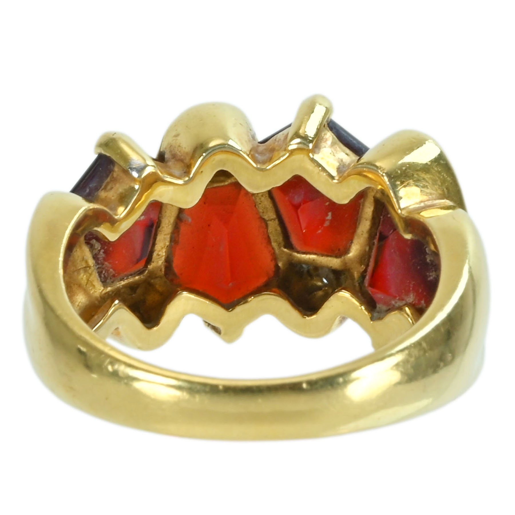 ガーネットリング K18YG GT5.24ct D0.05ct - 画像 (5)