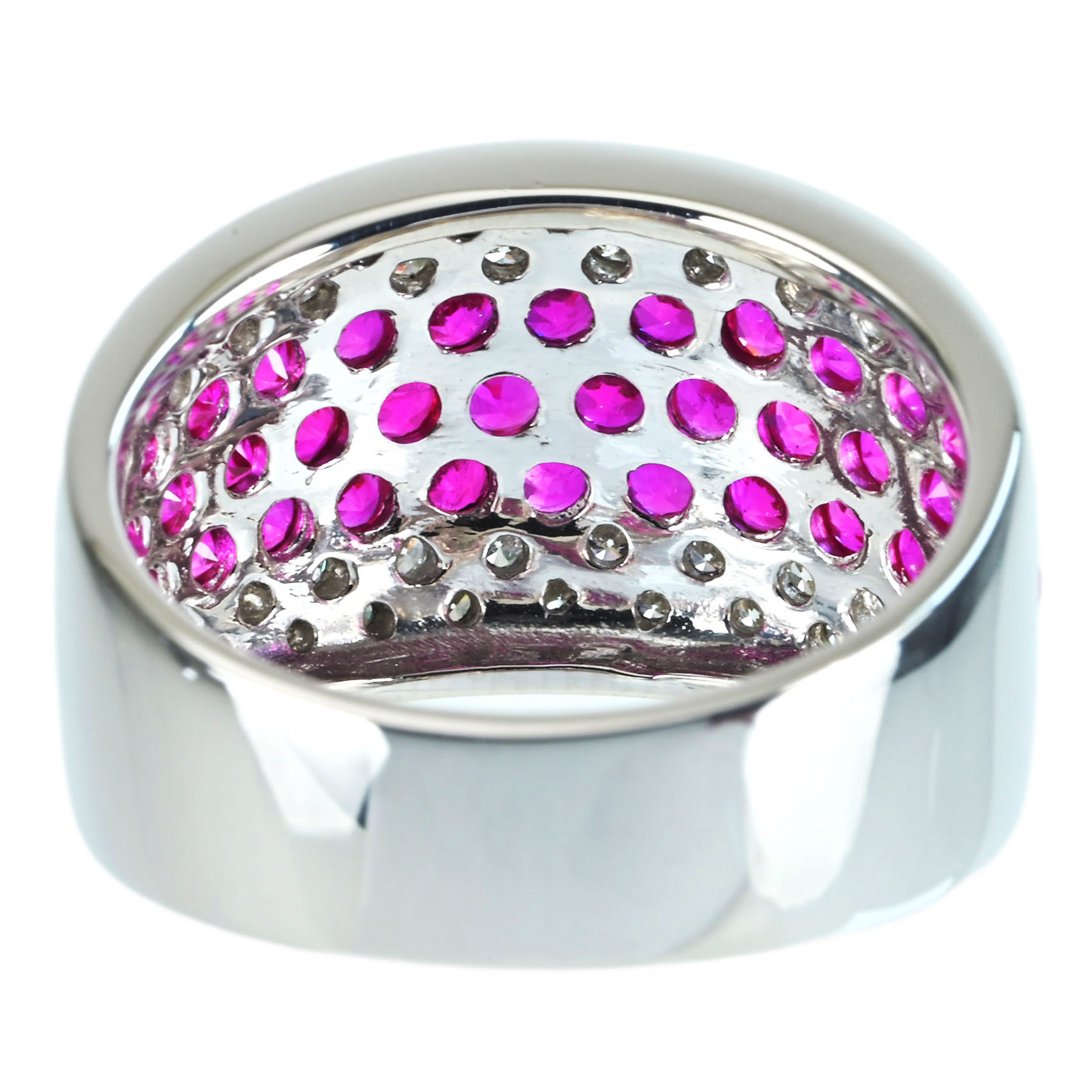 ルビー&ダイヤモンドリング PT900 R1.52ct D0.44ct - 画像 (5)