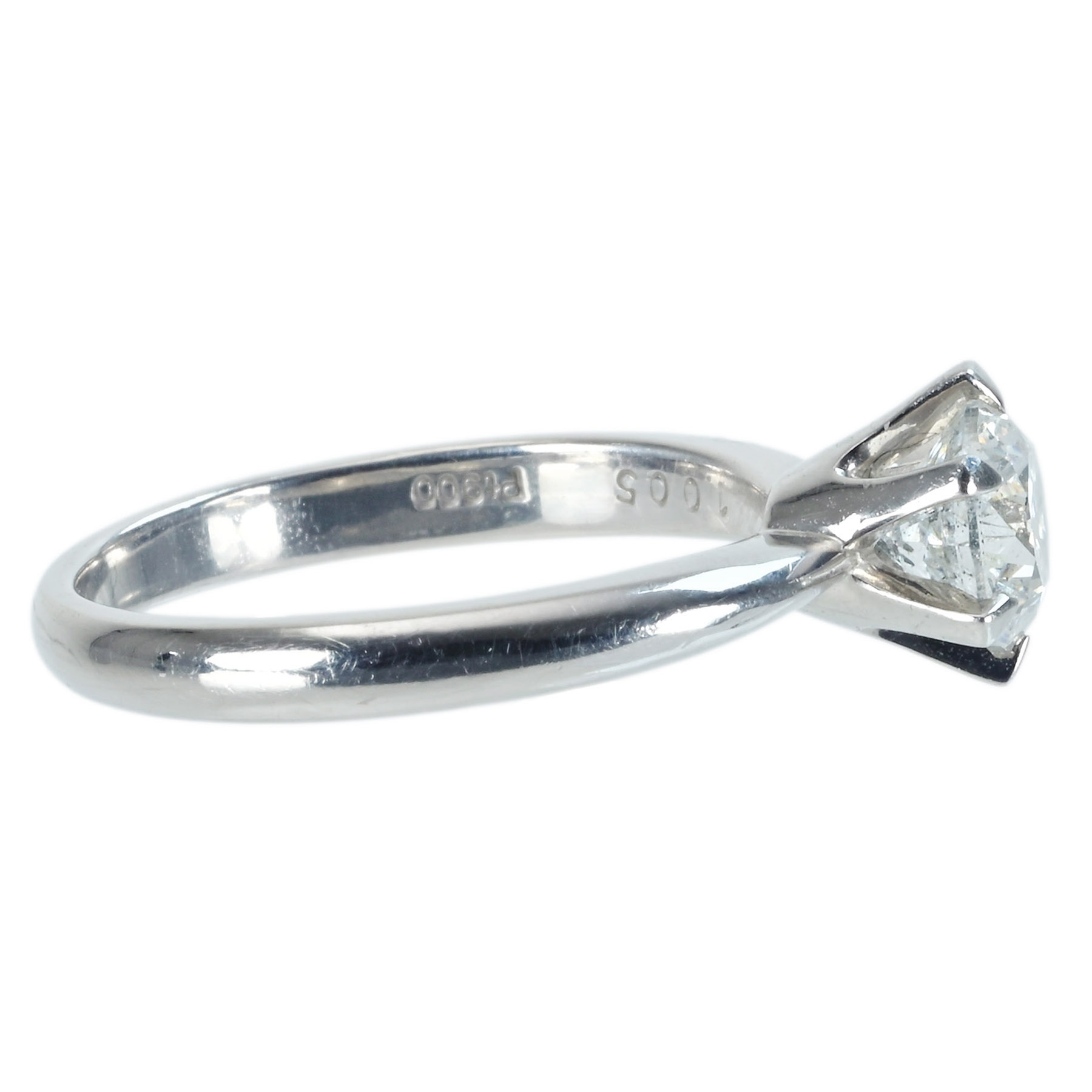 ダイヤモンドリング PT900 D1.005ct - 画像 (4)
