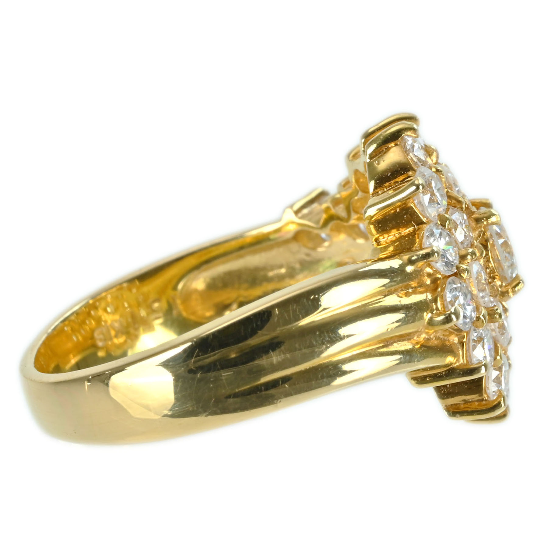 ダイヤモンドリング K18YG D1.51ct - 画像 (4)