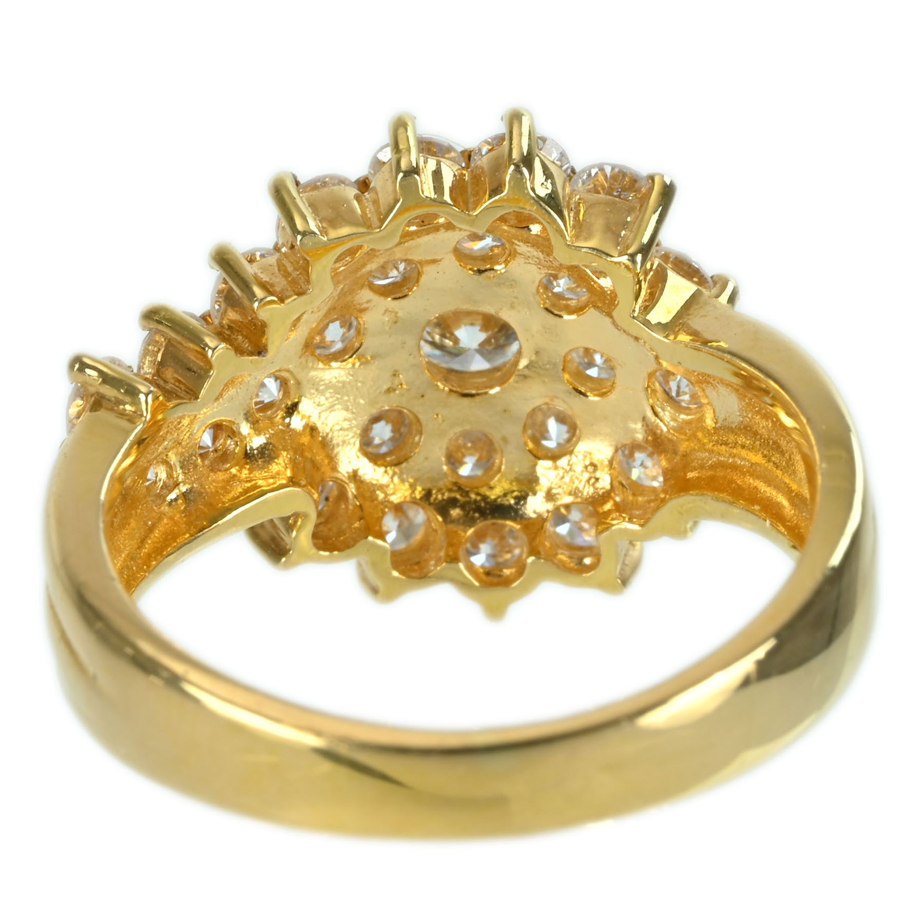 ダイヤモンドリング K18YG D1.51ct - 画像 (5)