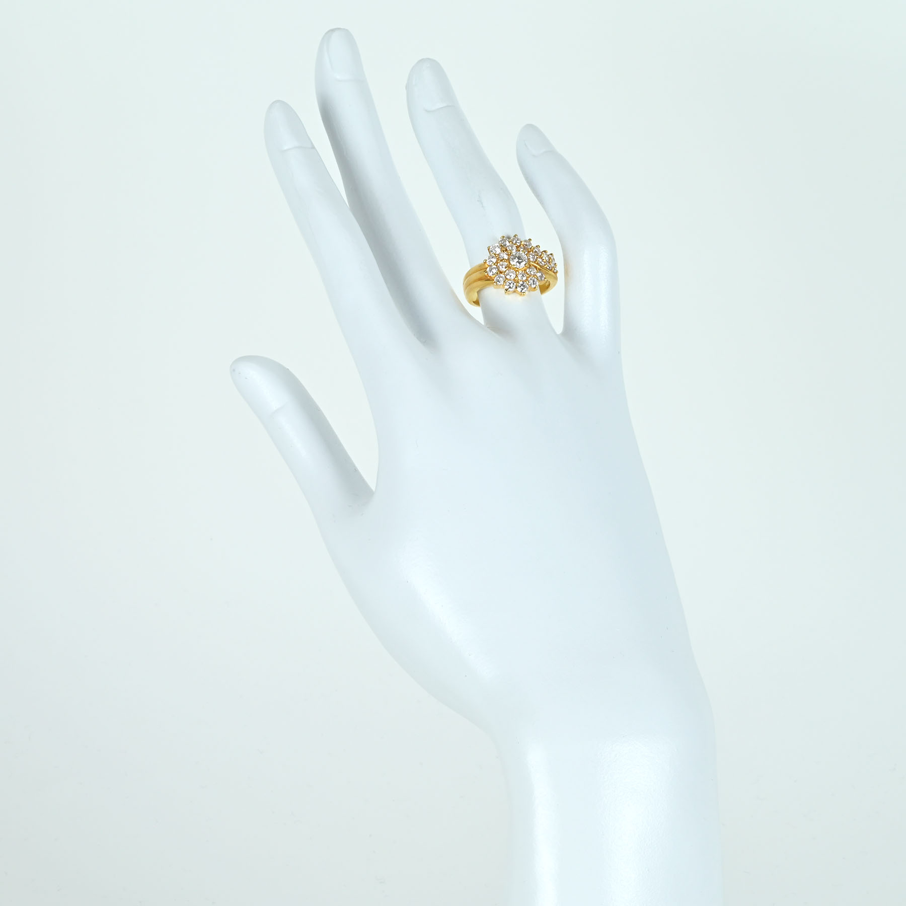 ダイヤモンドリング K18YG D1.51ct - 画像 (6)