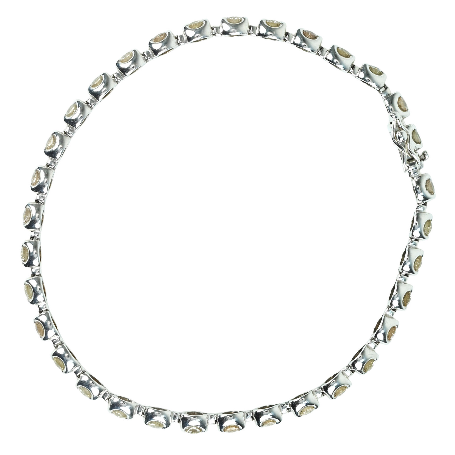 ダイヤモンドブレスレット K18WG D0.92ct - 画像 (3)