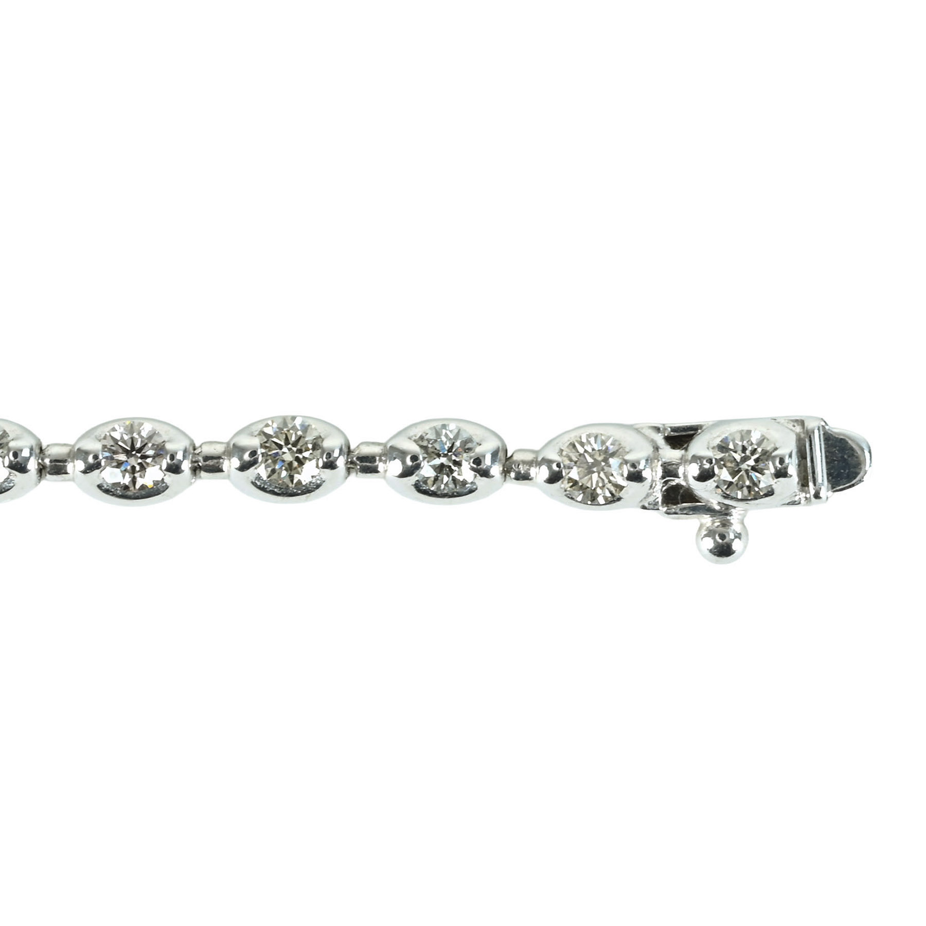 ダイヤモンドブレスレット K18WG D0.92ct - 画像 (5)