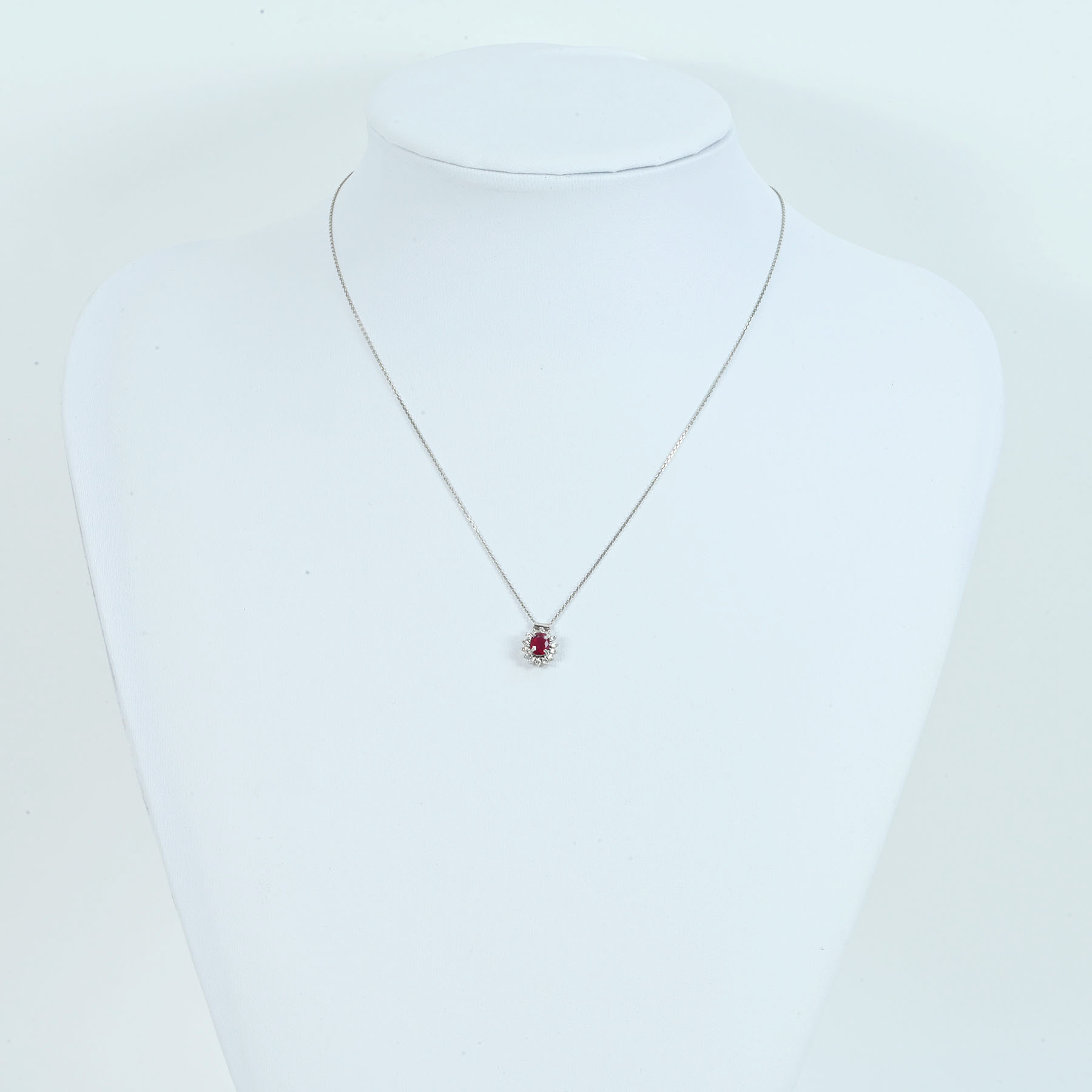 ルビーペンダント PT900/PT850 R0.84ct D0.18ct - 画像 (7)