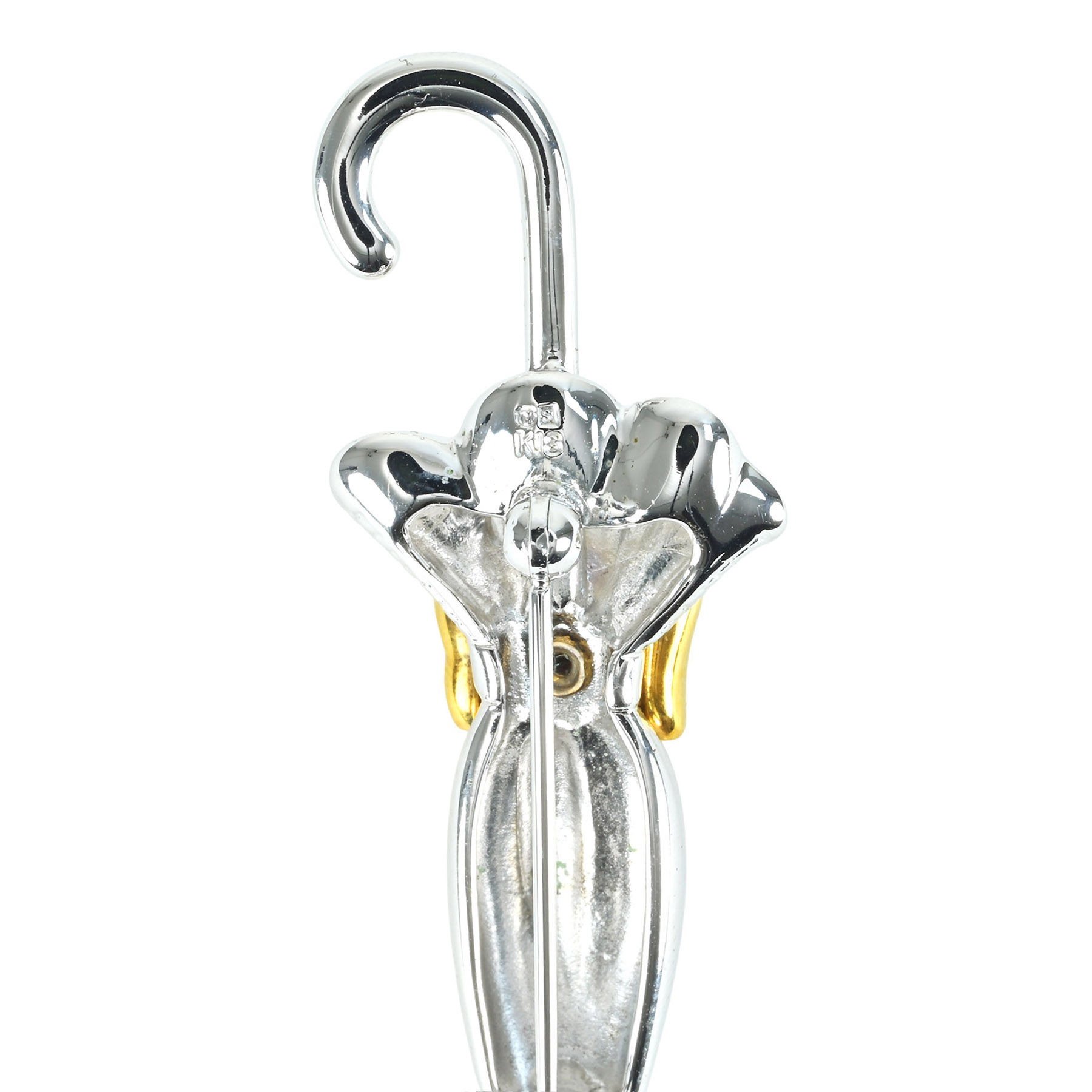 アコヤパールブローチ "MIKIMOTO" SV/K18YG P3.3-4.1mm - 画像 (4)
