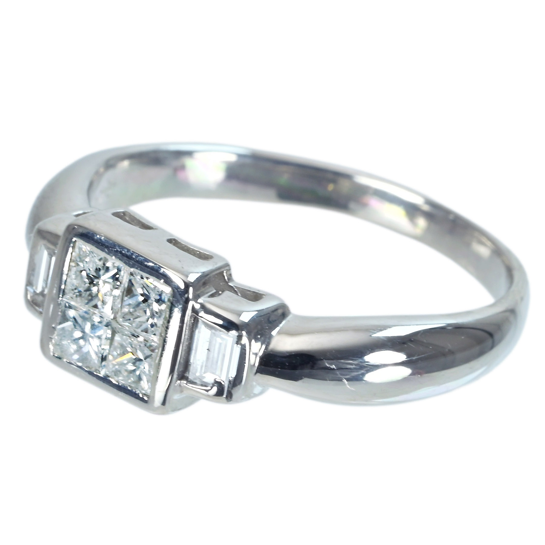 ダイヤモンドリング PT900 D0.75ct - 画像 (3)