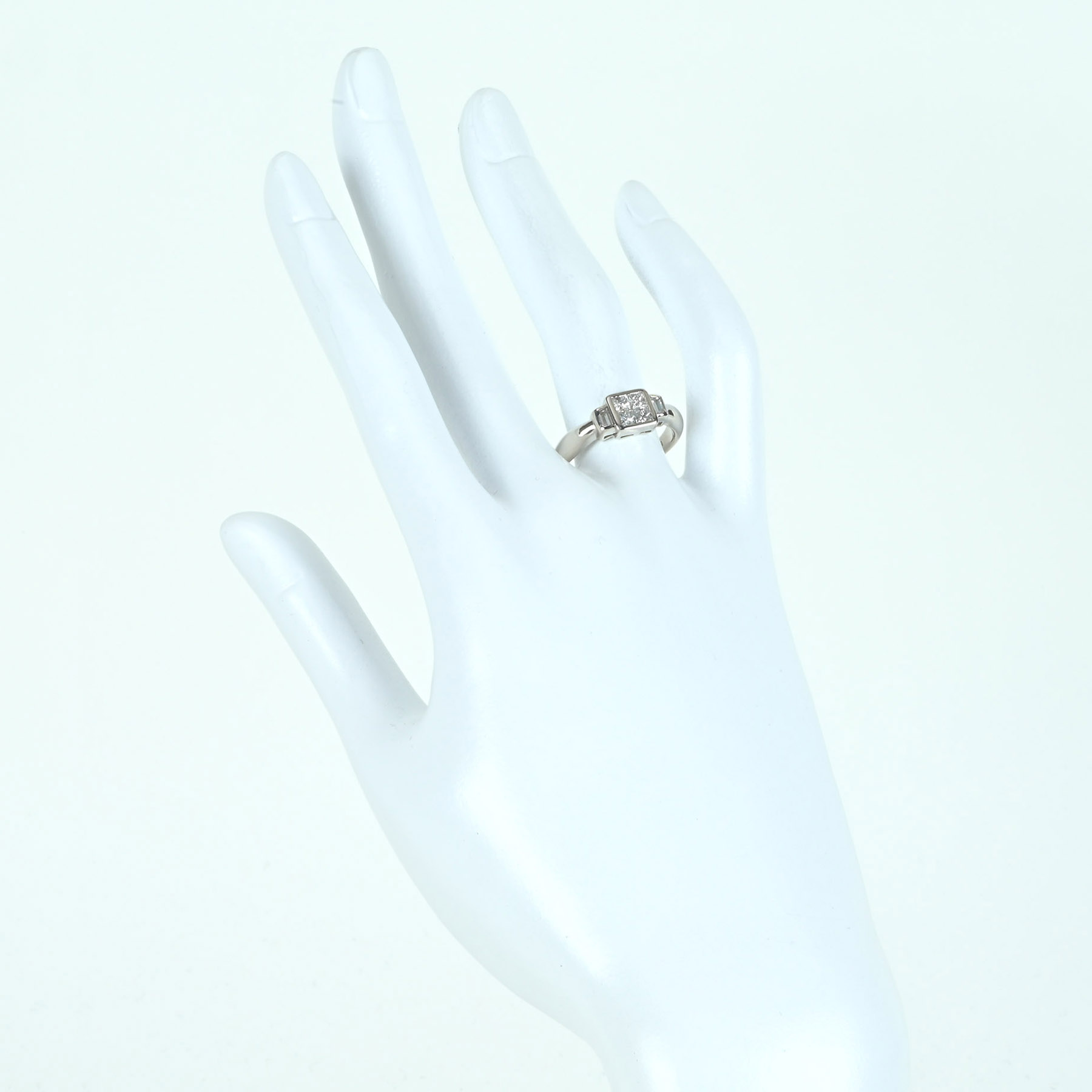ダイヤモンドリング PT900 D0.75ct - 画像 (6)