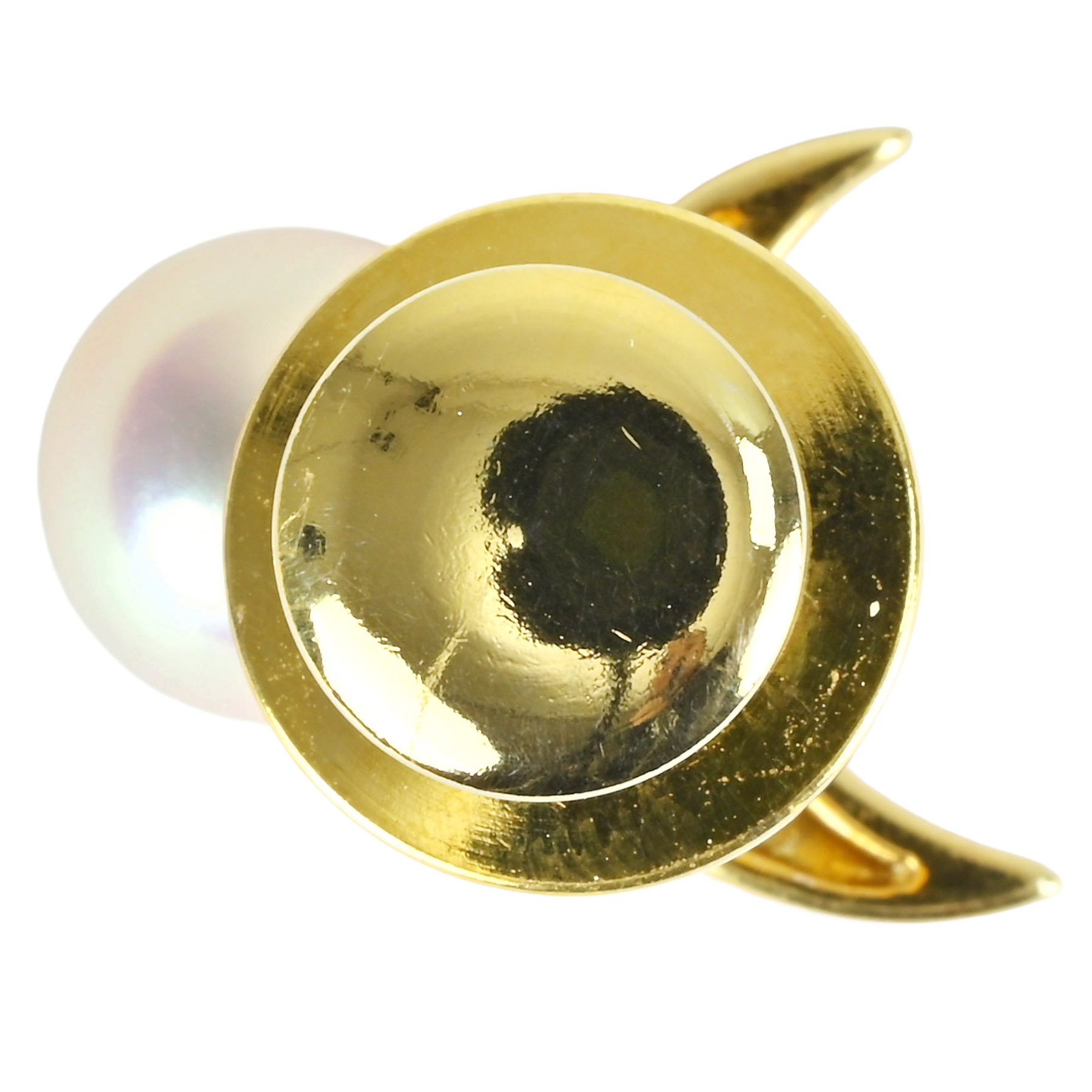 アコヤパールブローチ "MIKIMOTO" K18YG - 画像 (3)