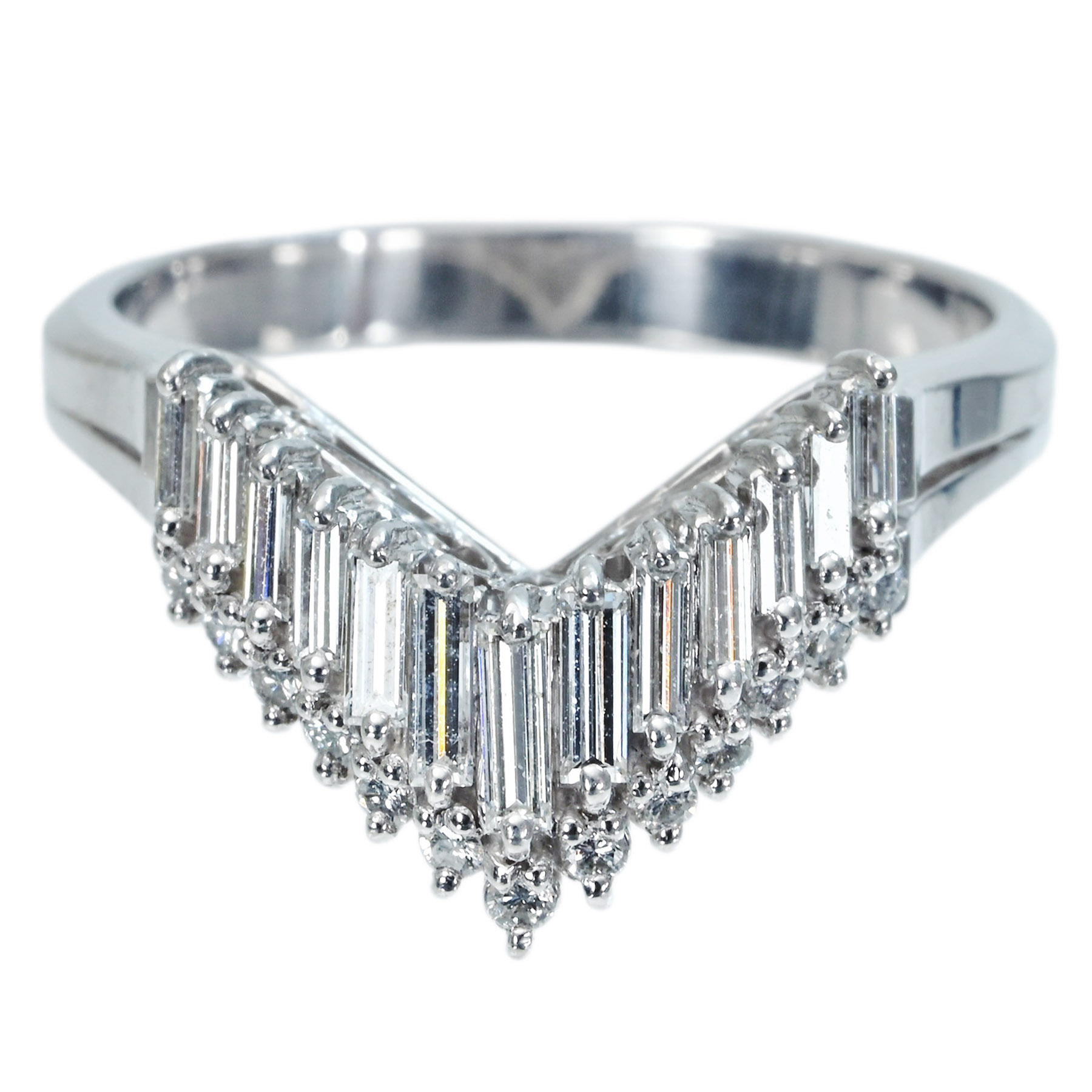 ダイヤモンドリング PT900 RING D0.46ct - 画像 (2)