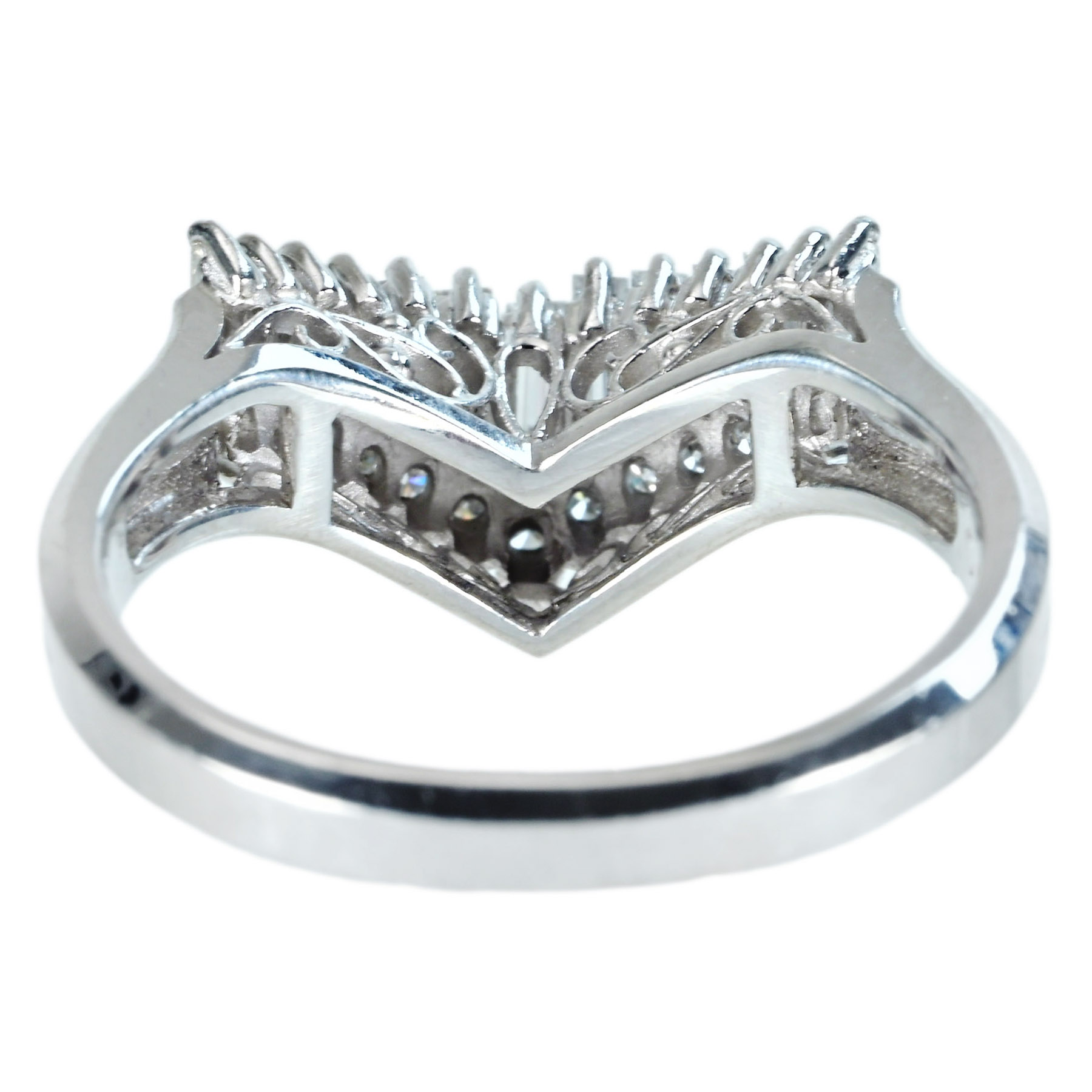 ダイヤモンドリング PT900 RING D0.46ct - 画像 (5)