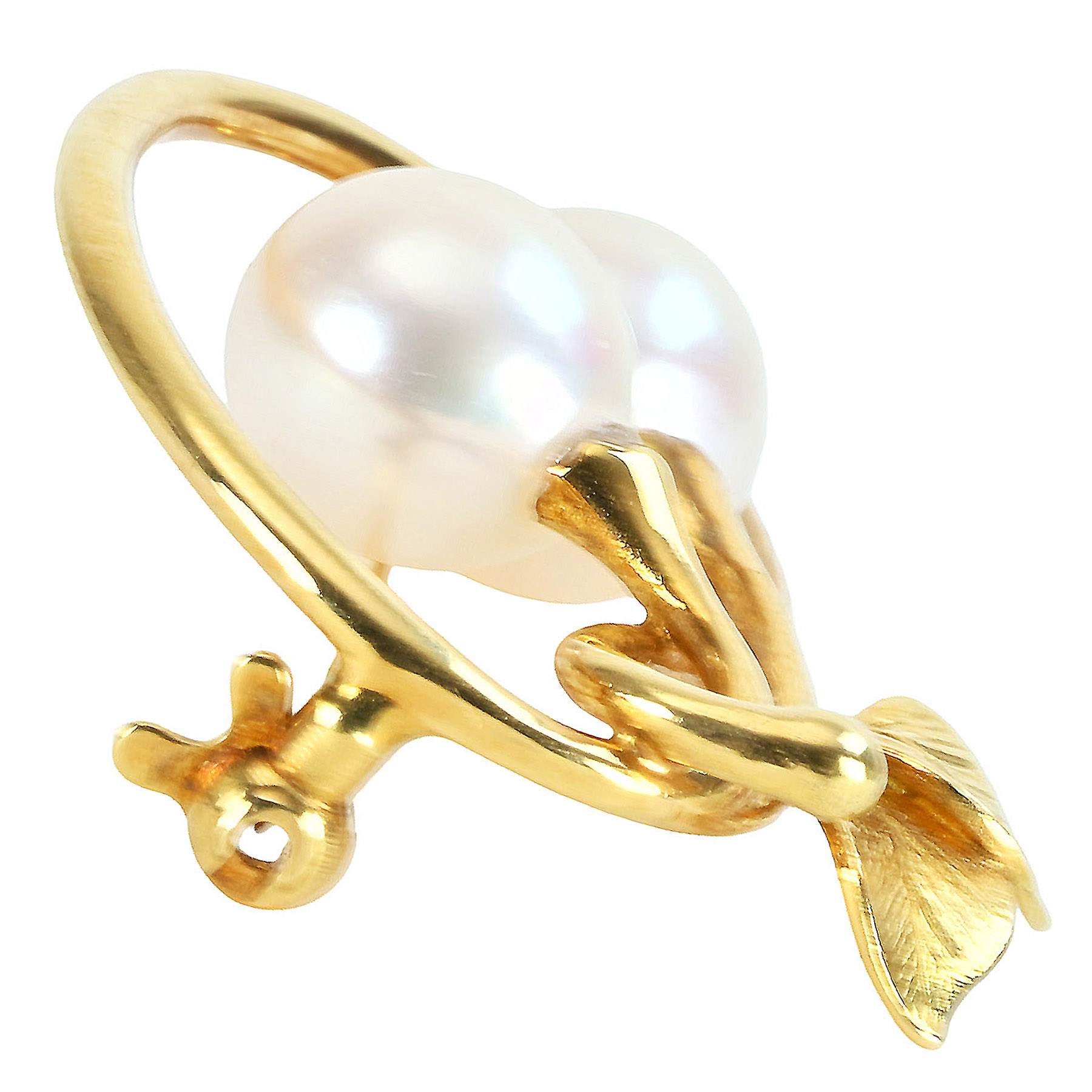 アコヤパールブローチ "TASAKI" K18YG P8.6mm - 画像 (4)
