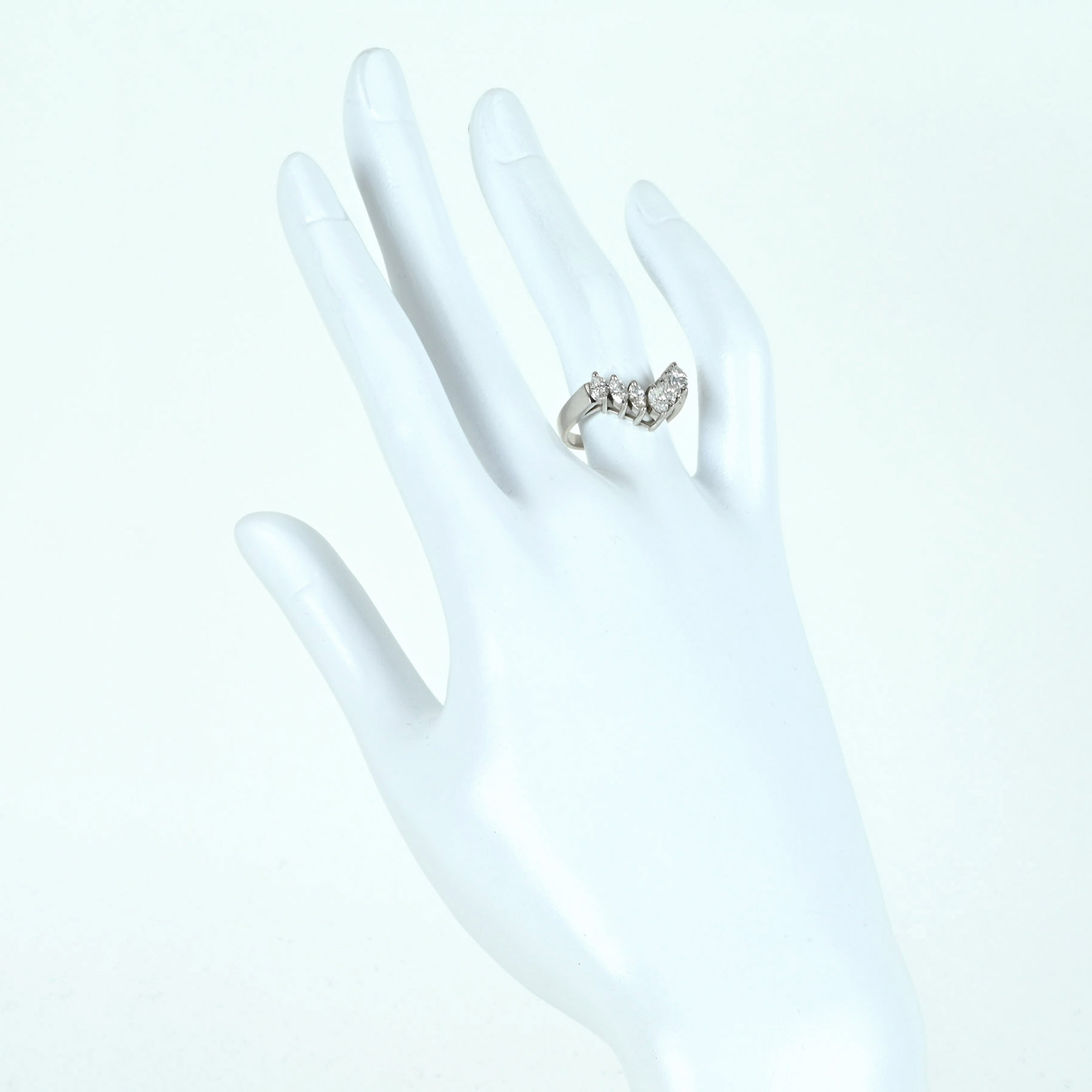 ダイヤモンドリング PT900 D0.90ct - 画像 (6)
