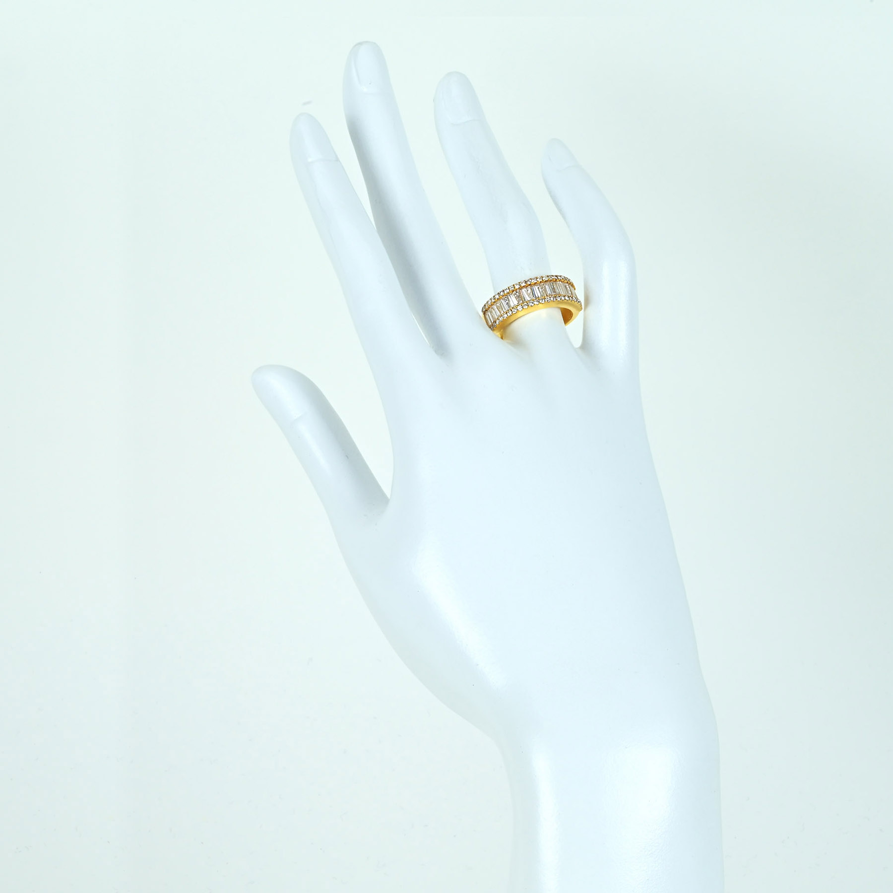 ダイヤモンドリング K18YG D1.62ct - 画像 (6)