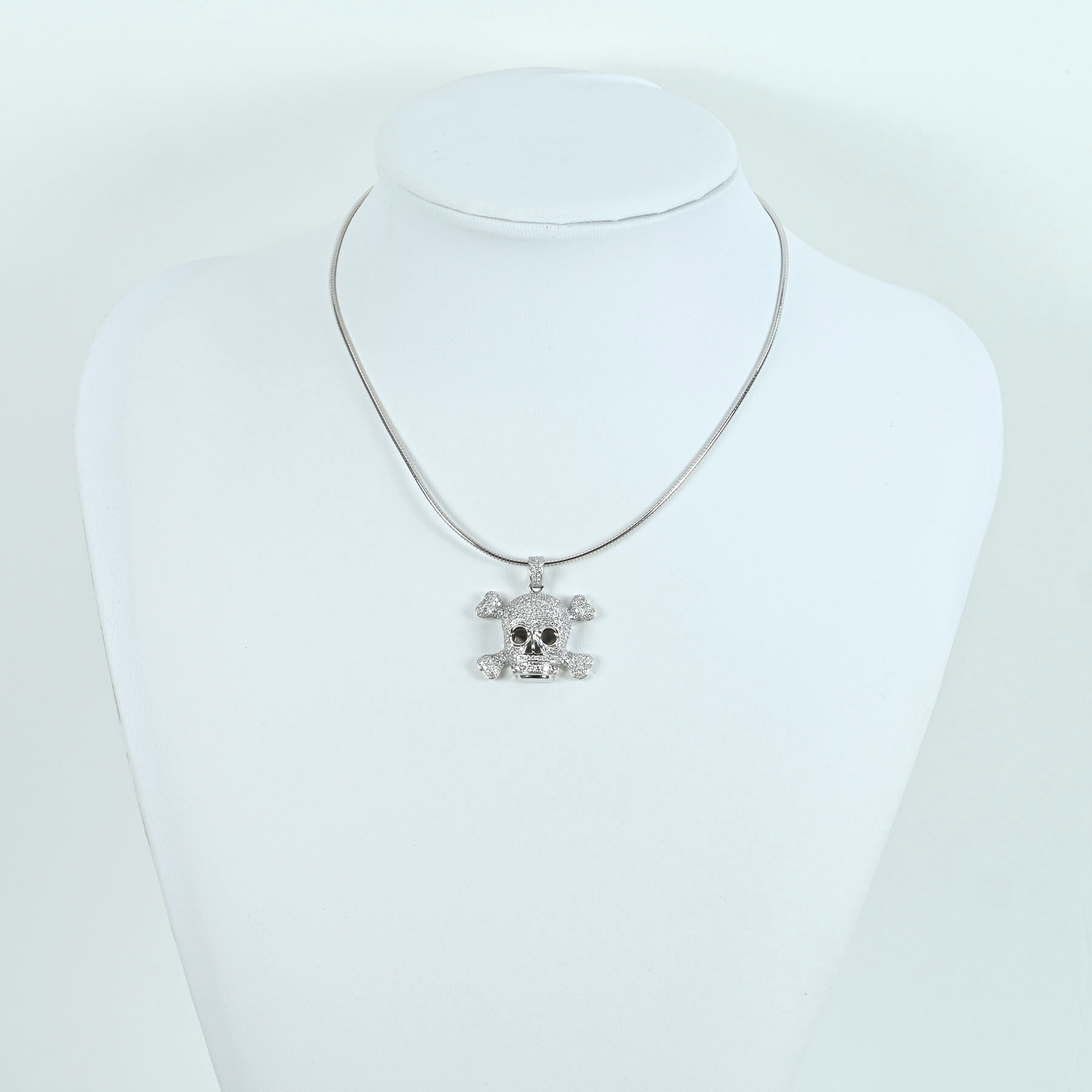 ダイヤモンドペンダント K18WG D3.18ct - 画像 (7)