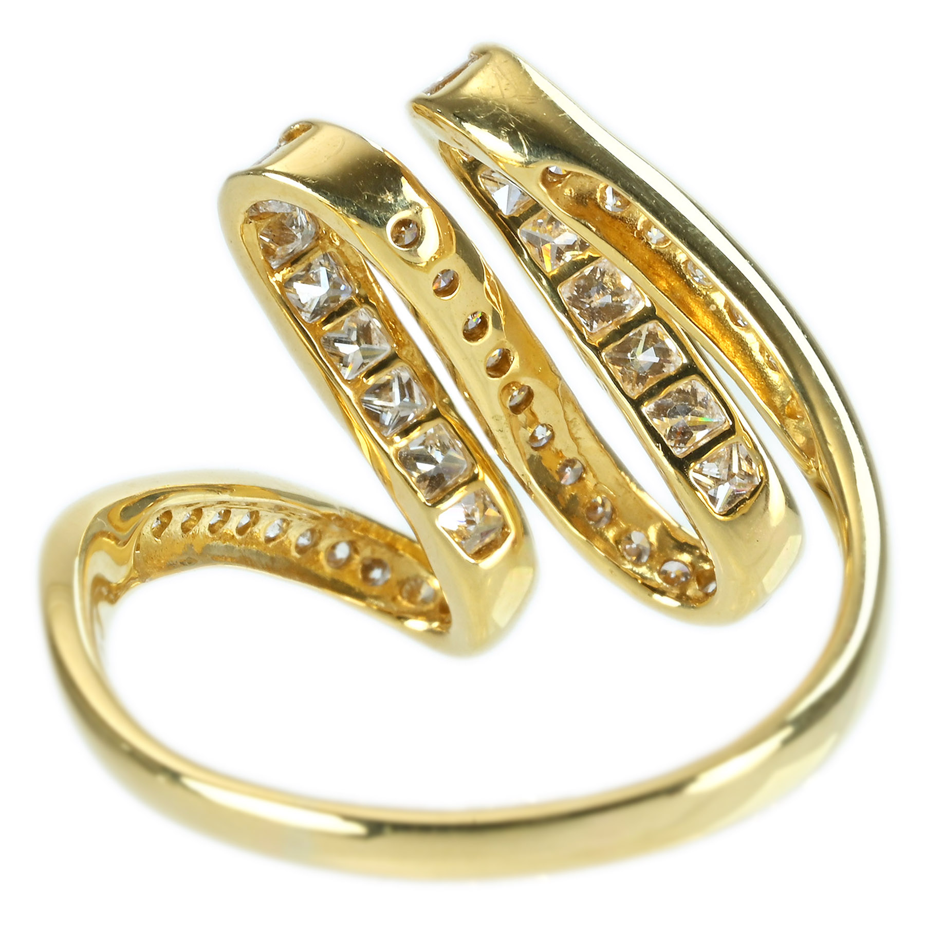 ダイヤモンドリング K18YG D1.00ct - 画像 (5)