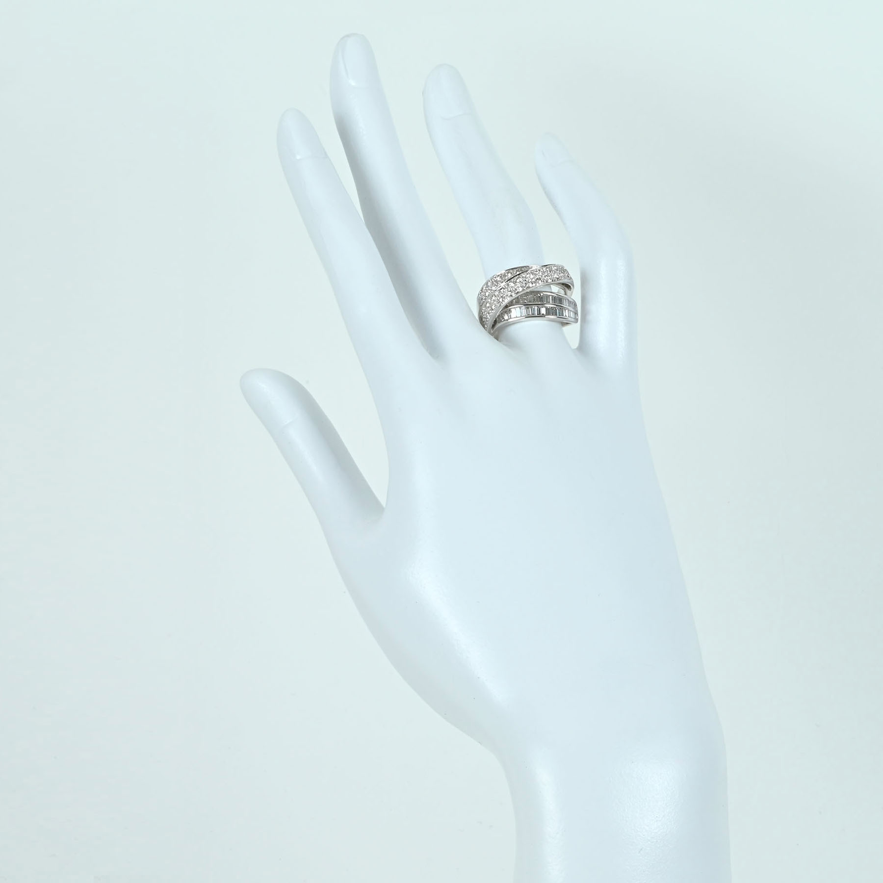 ダイヤモンドリング K18WG D1.26ct - 画像 (6)