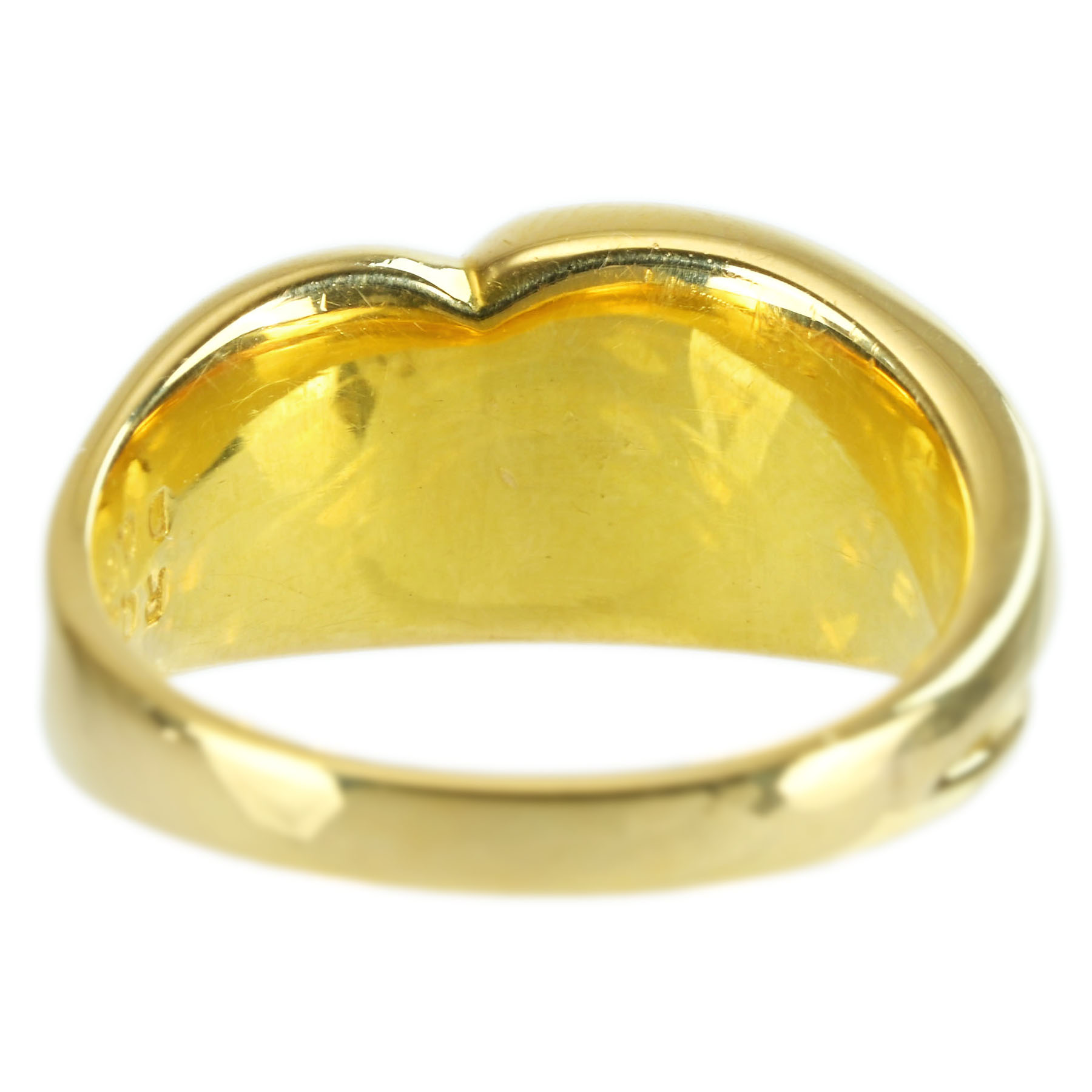 ルビーリング K18YG R0.25ct D0.09ct - 画像 (5)
