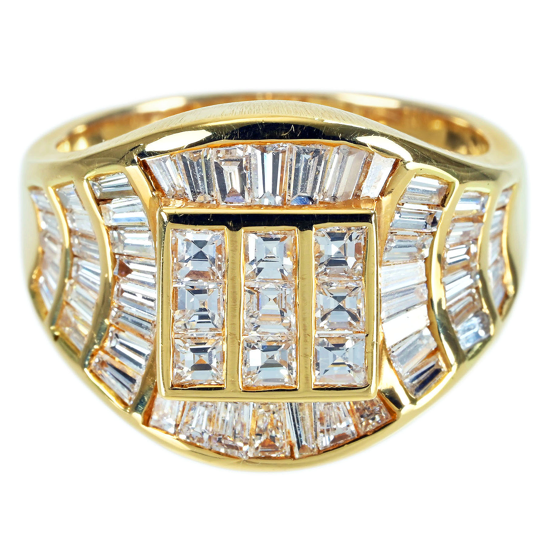 ダイヤモンドリング K18YG D1.83ct - 画像 (2)