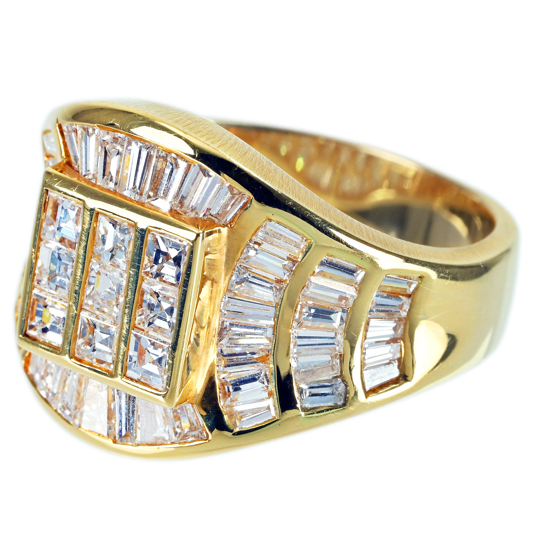 ダイヤモンドリング K18YG D1.83ct - 画像 (3)