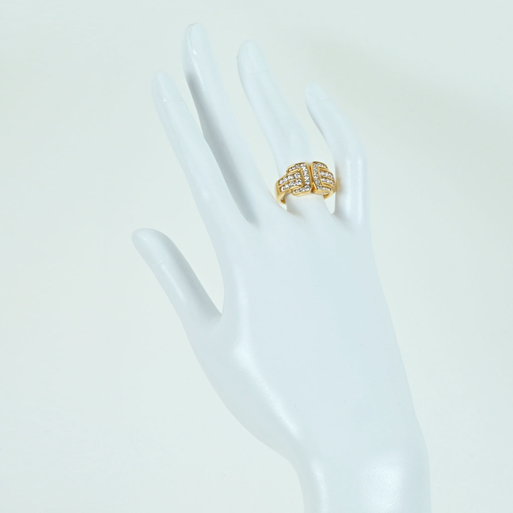 ダイヤモンドリング K18YG D1.20ct - 画像 (6)