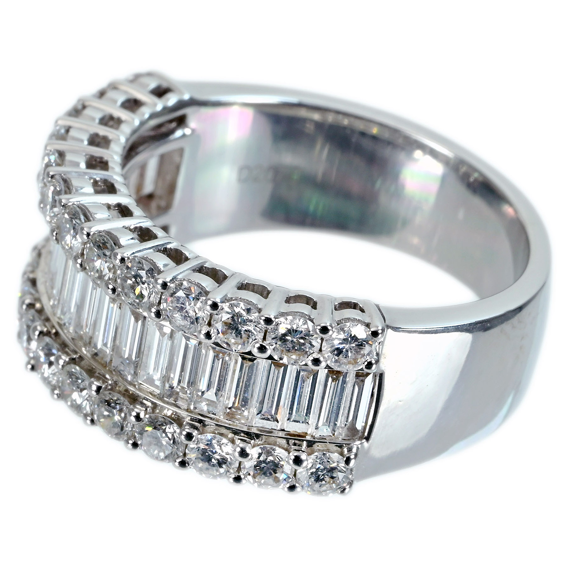 ダイヤモンドリング K18WG D2.07ct - 画像 (3)