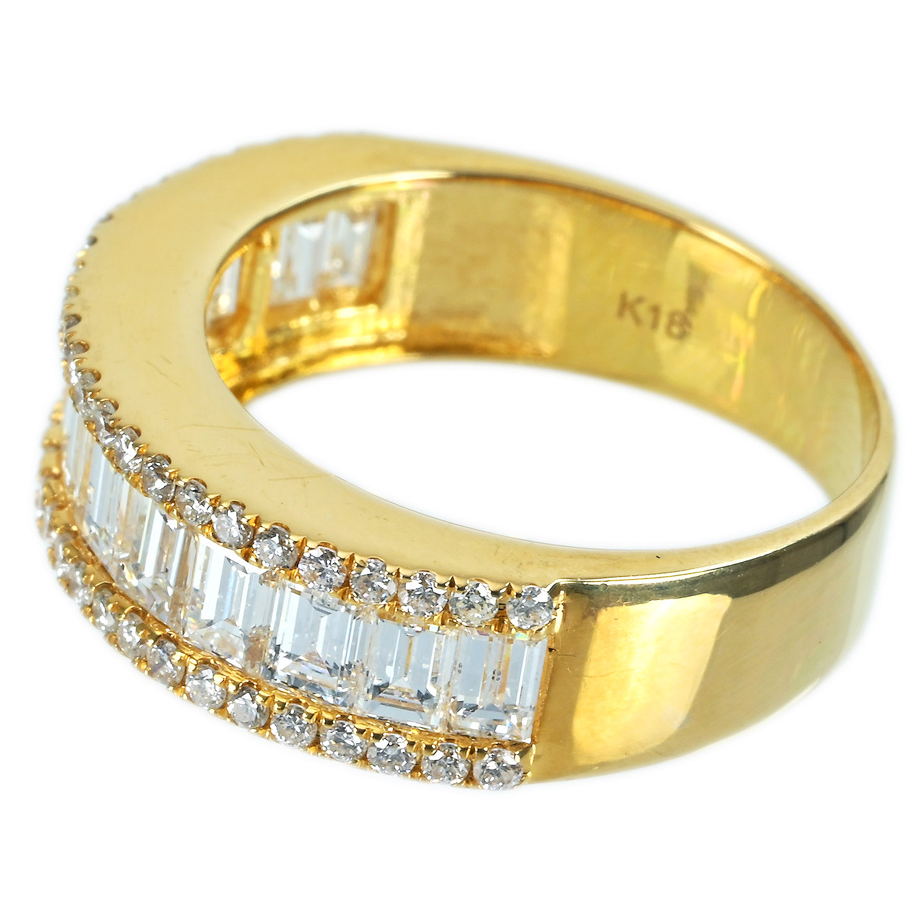 ダイヤモンドリング K18YG D2.18ct - 画像 (3)
