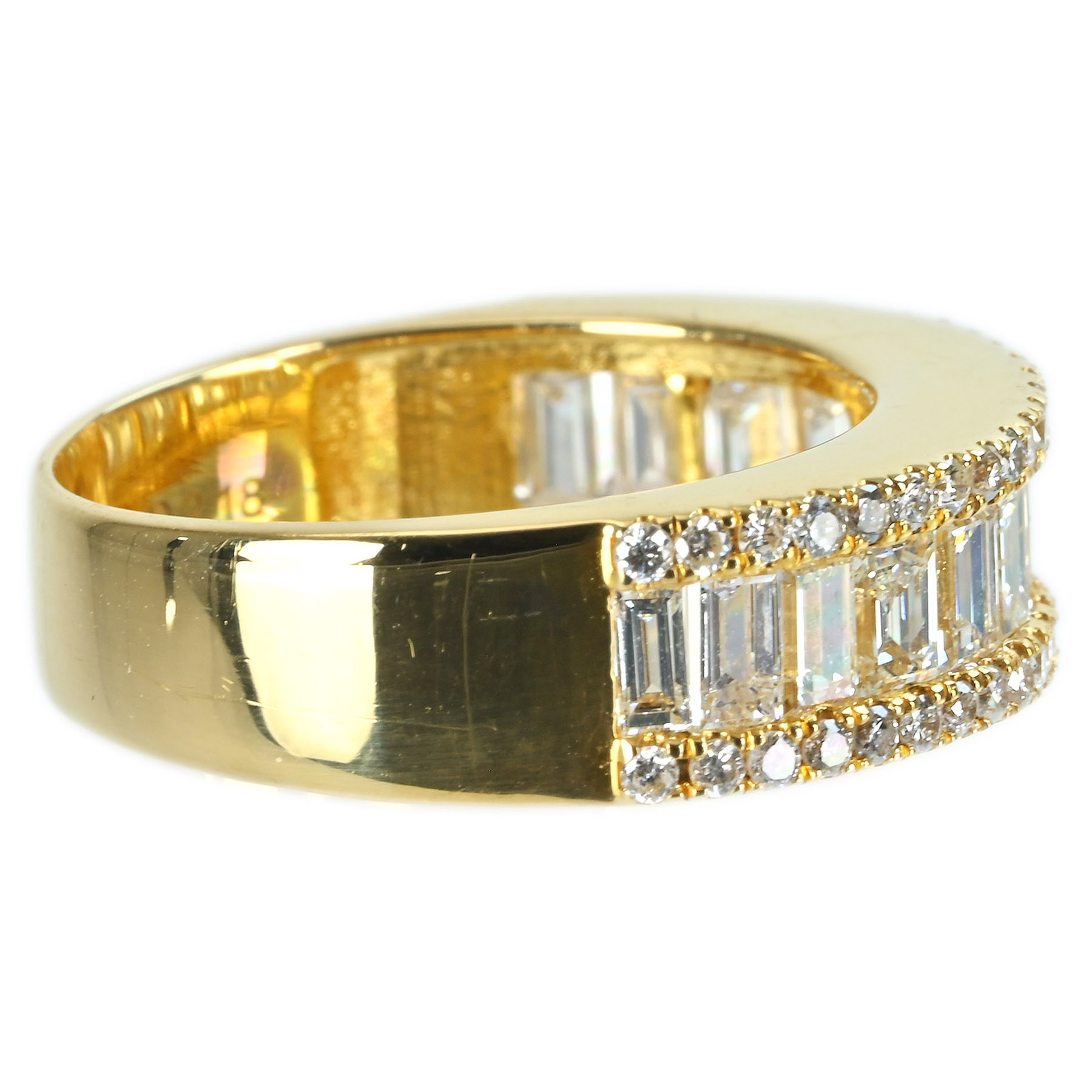 ダイヤモンドリング K18YG D2.18ct - 画像 (4)