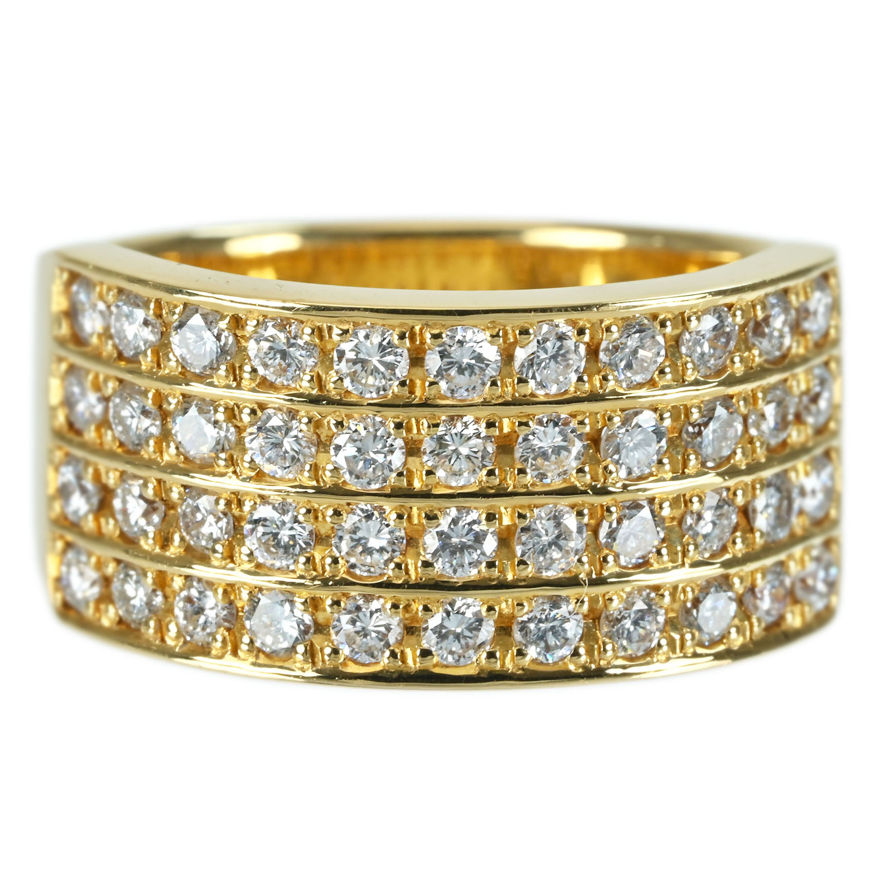 ダイヤモンドリング K18YG D1.18ct - 画像 (2)