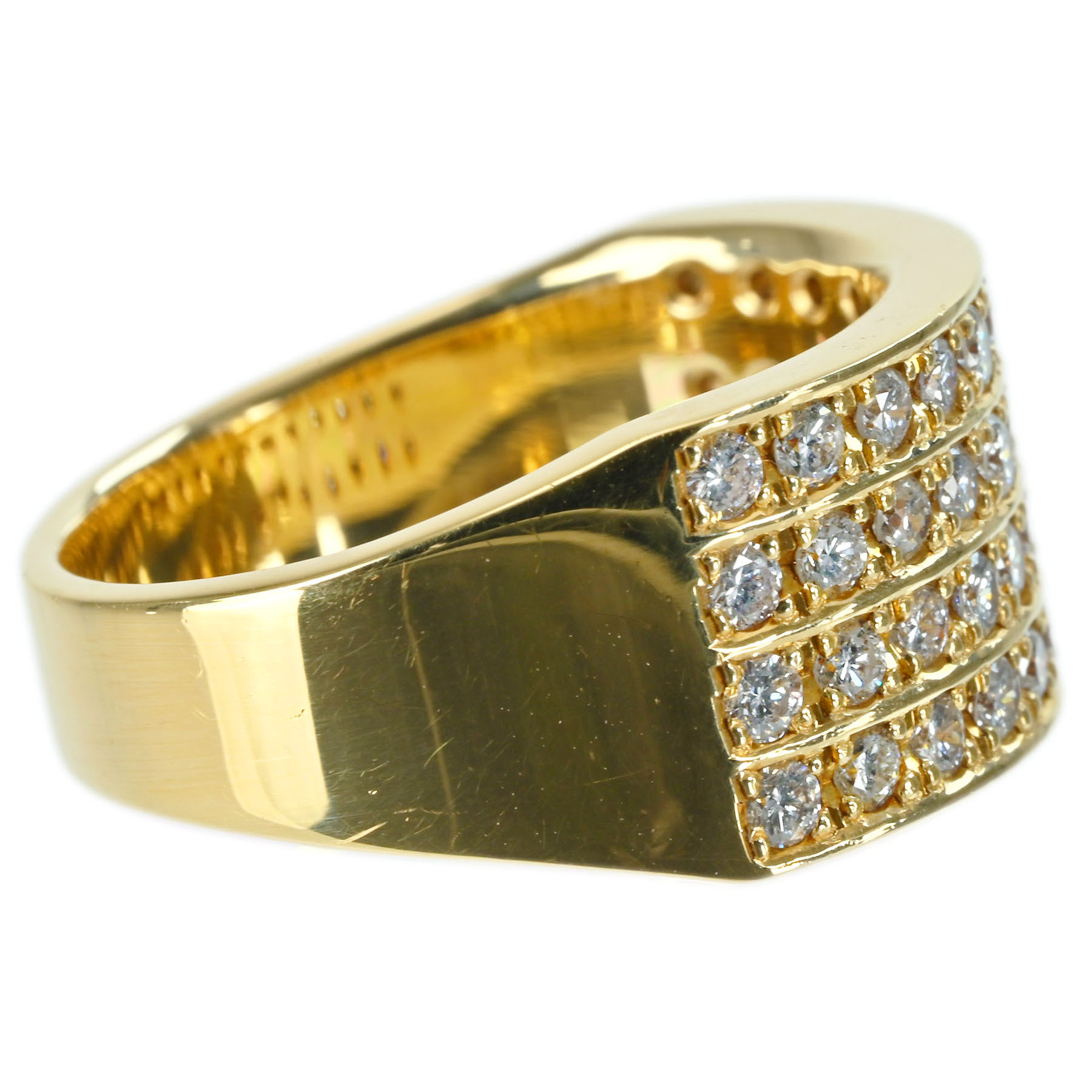 ダイヤモンドリング K18YG D1.18ct - 画像 (4)