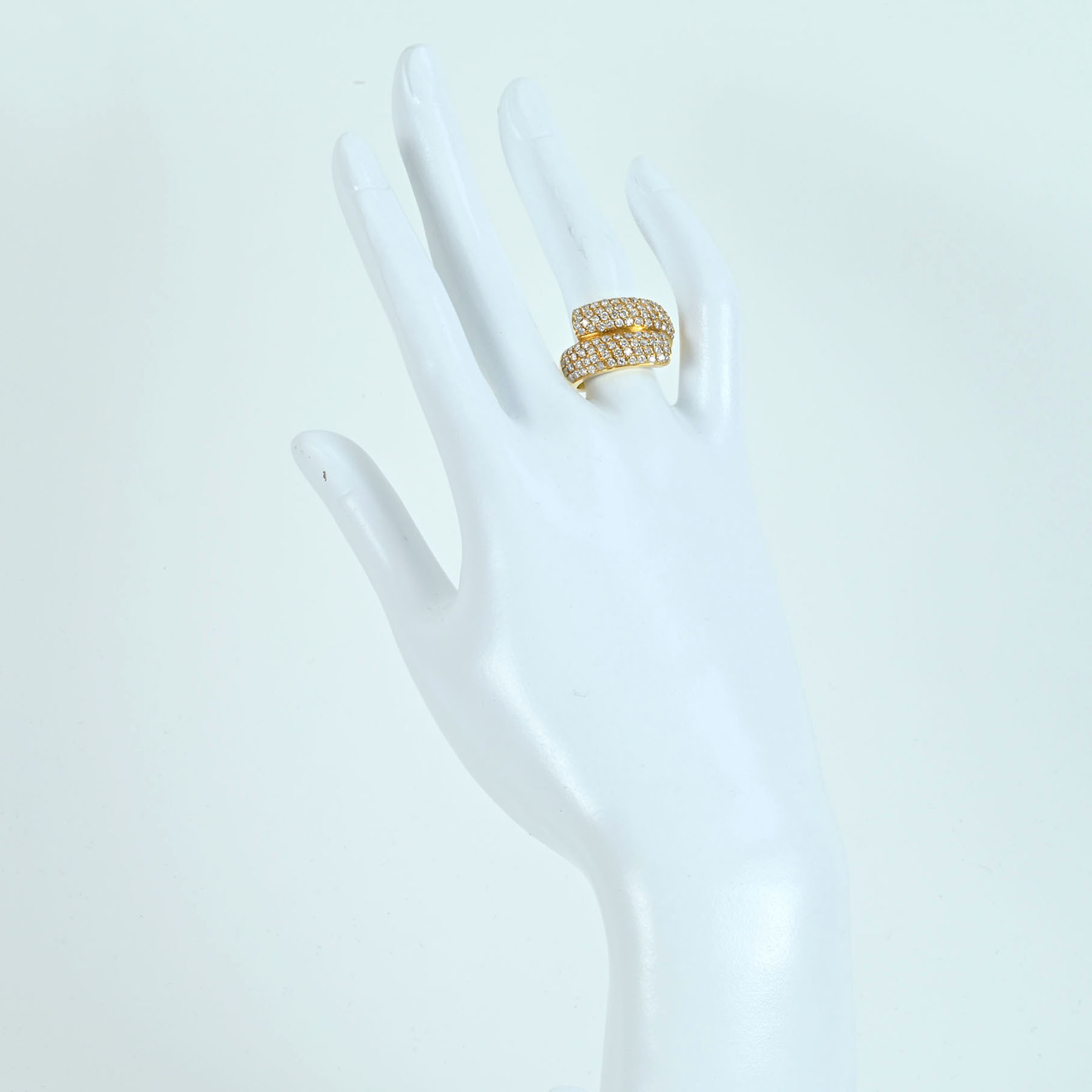 ダイヤモンドリング K18YG D1.51ct - 画像 (6)