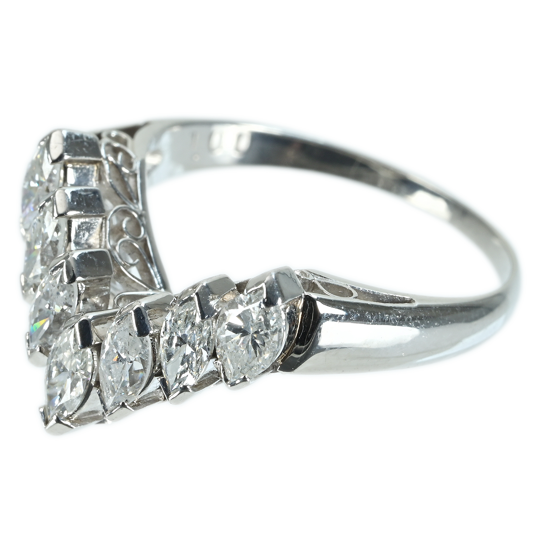 ダイヤモンドリング PT900 D1.00ct - 画像 (3)