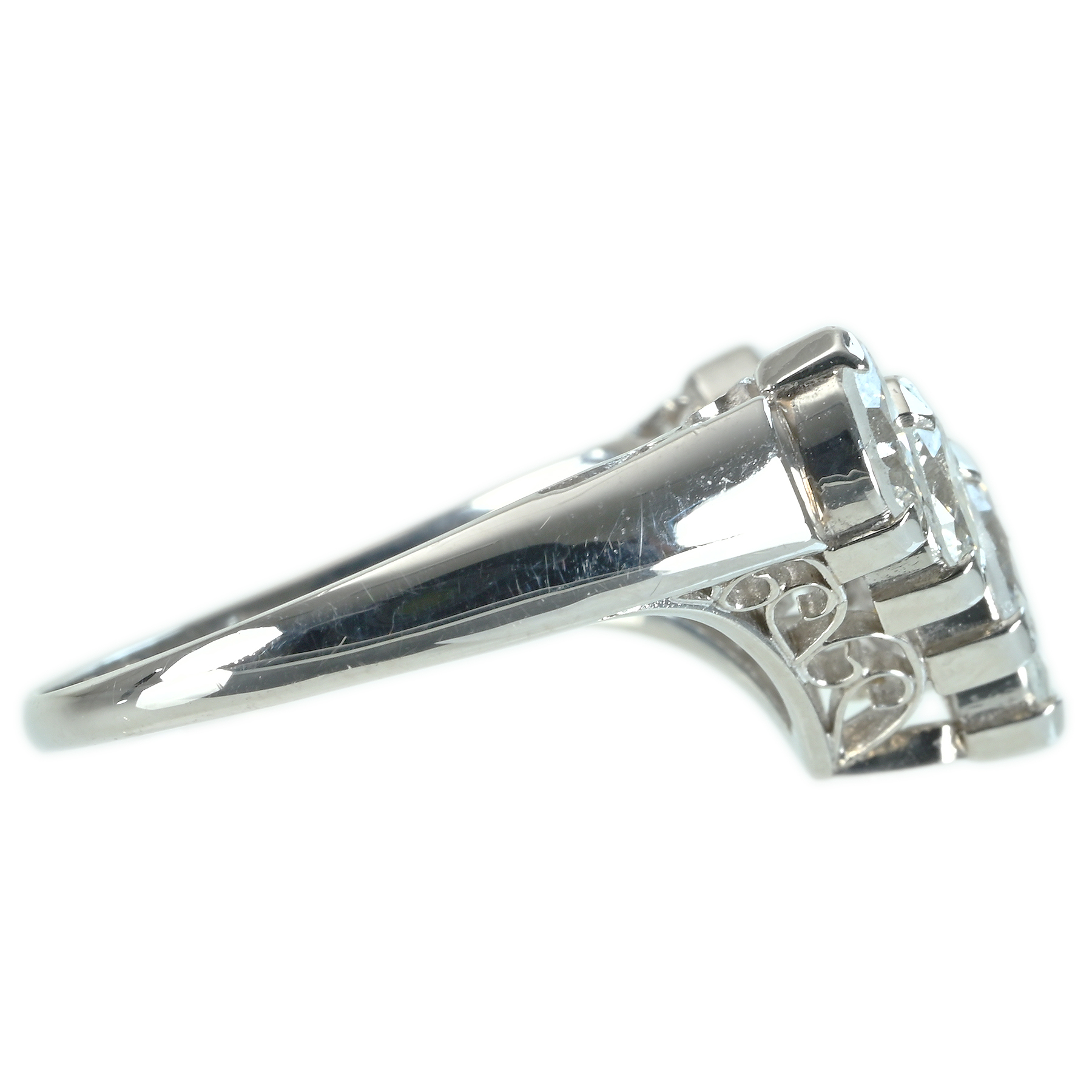 ダイヤモンドリング PT900 D1.00ct - 画像 (4)
