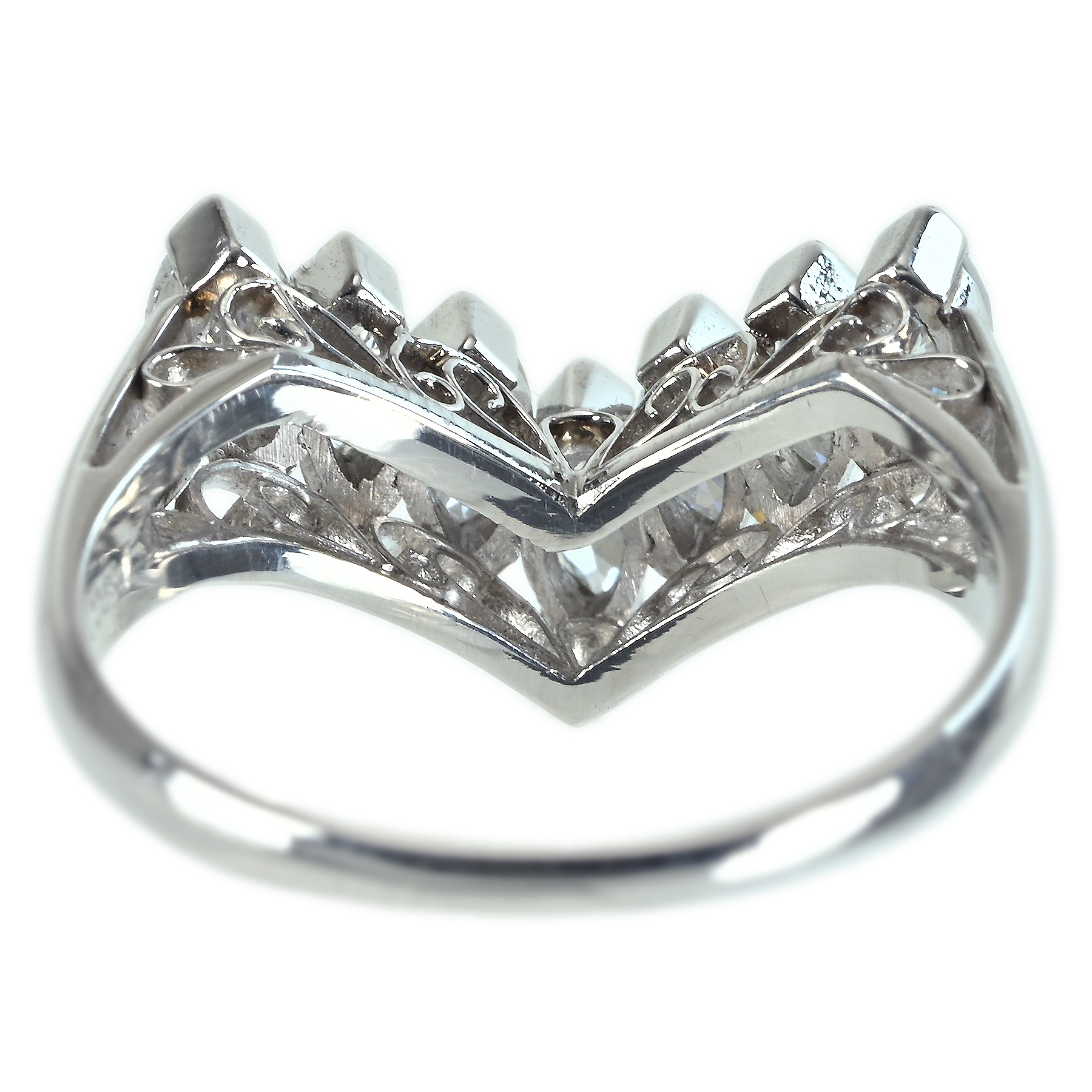 ダイヤモンドリング PT900 D1.00ct - 画像 (5)