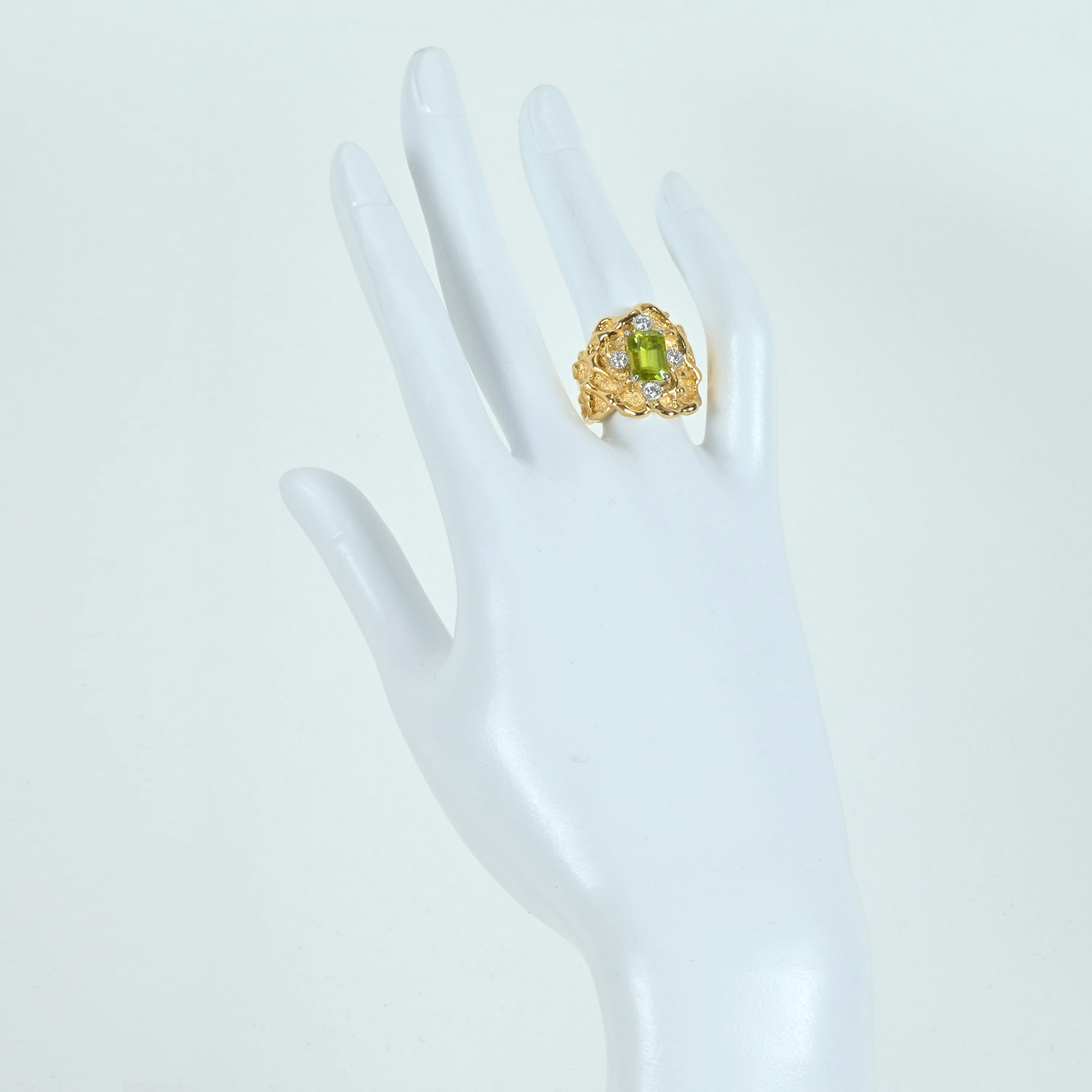 スフェーンリング K18YG/PT900 SH2.33ct D0.25ct - 画像 (7)